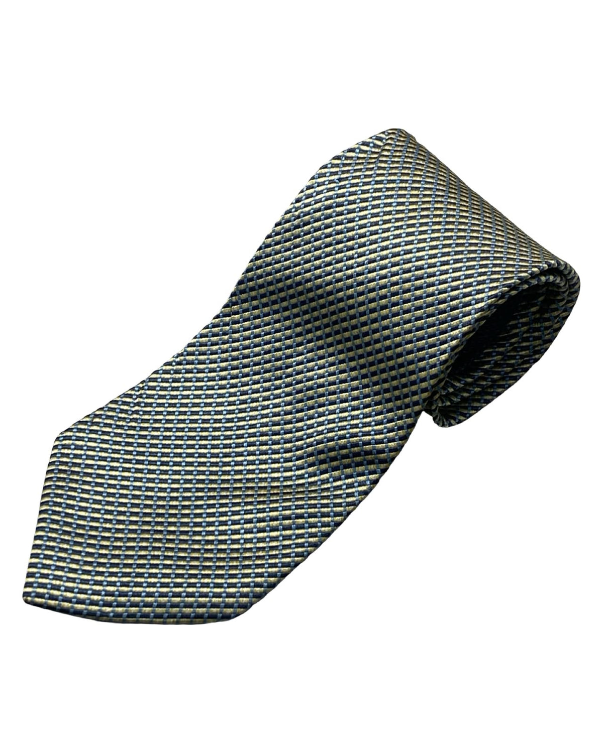 Tommy Hilfiger - Silver & Blue Textured Pattern