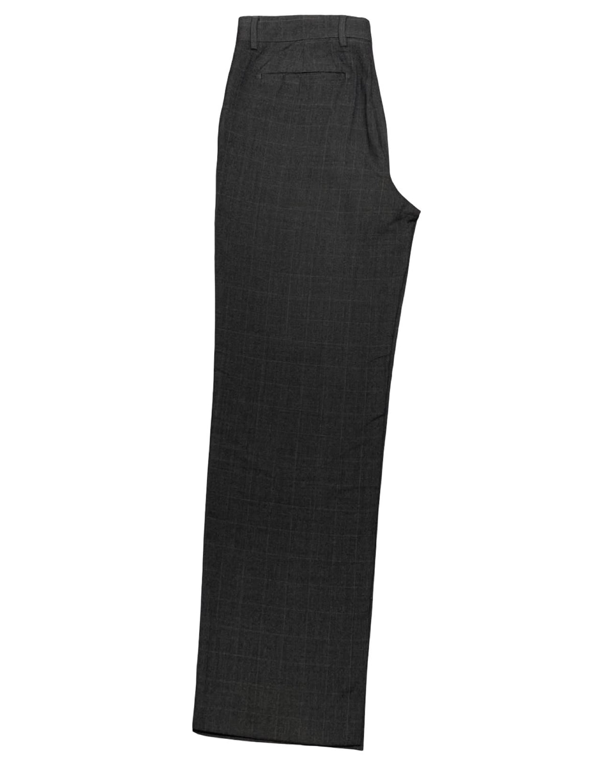 Banana Republic Dark Gray Plaid Dress Trousers