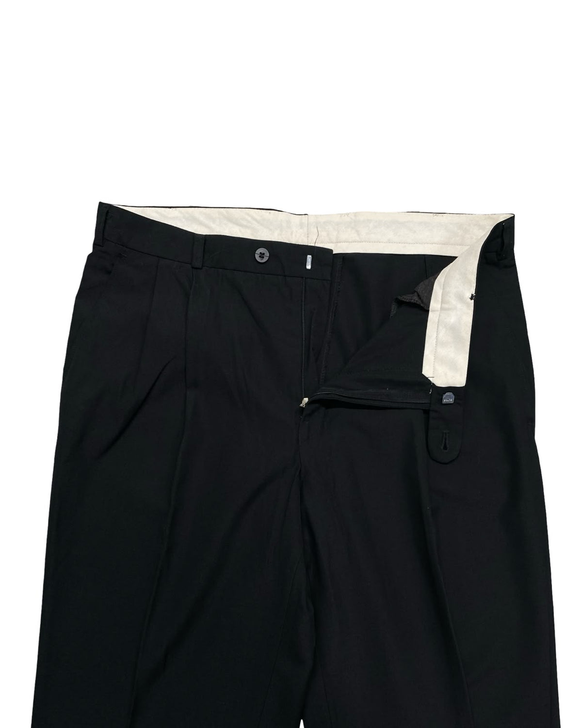 C&A Black Pleated Dress Trousers
