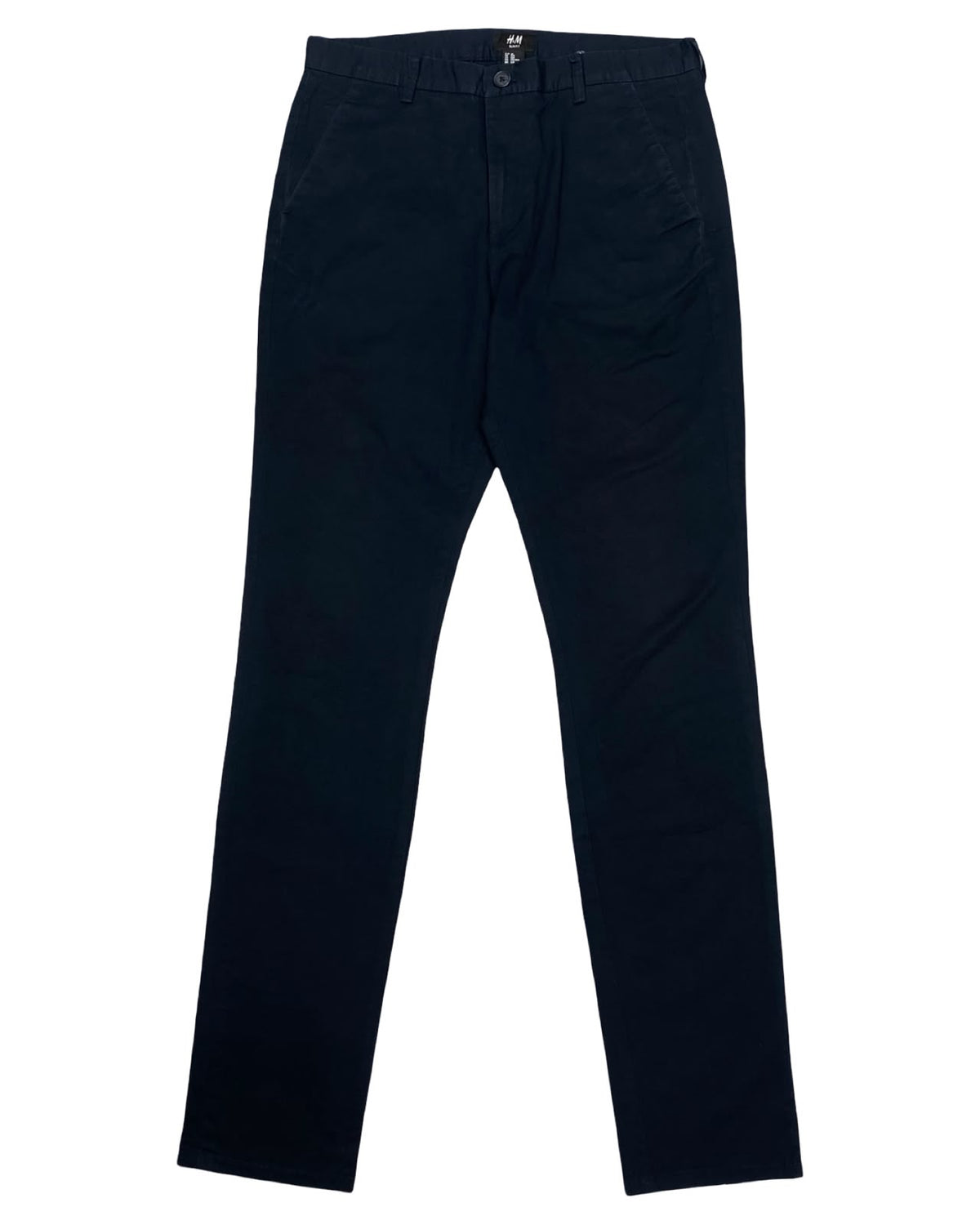 H&M Navy Blue Slim Fit Chinos
