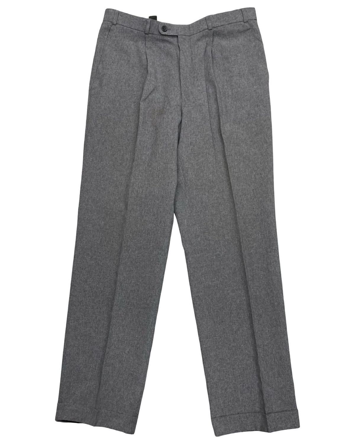 Canda Gray Pleated Dress Trousers