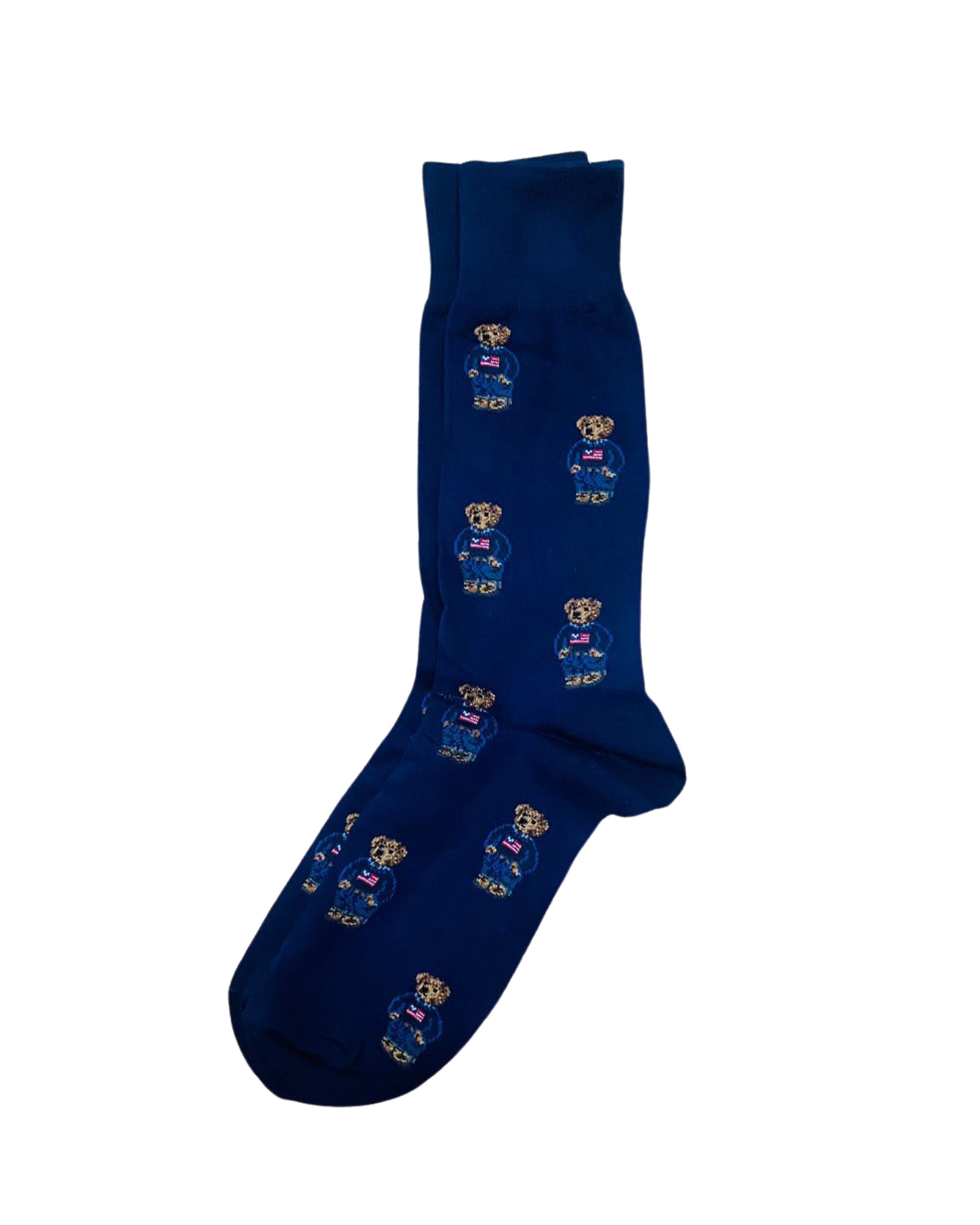 Polo Ralph Lauren Bear Crew Socks - Navy | Premium Designer Style