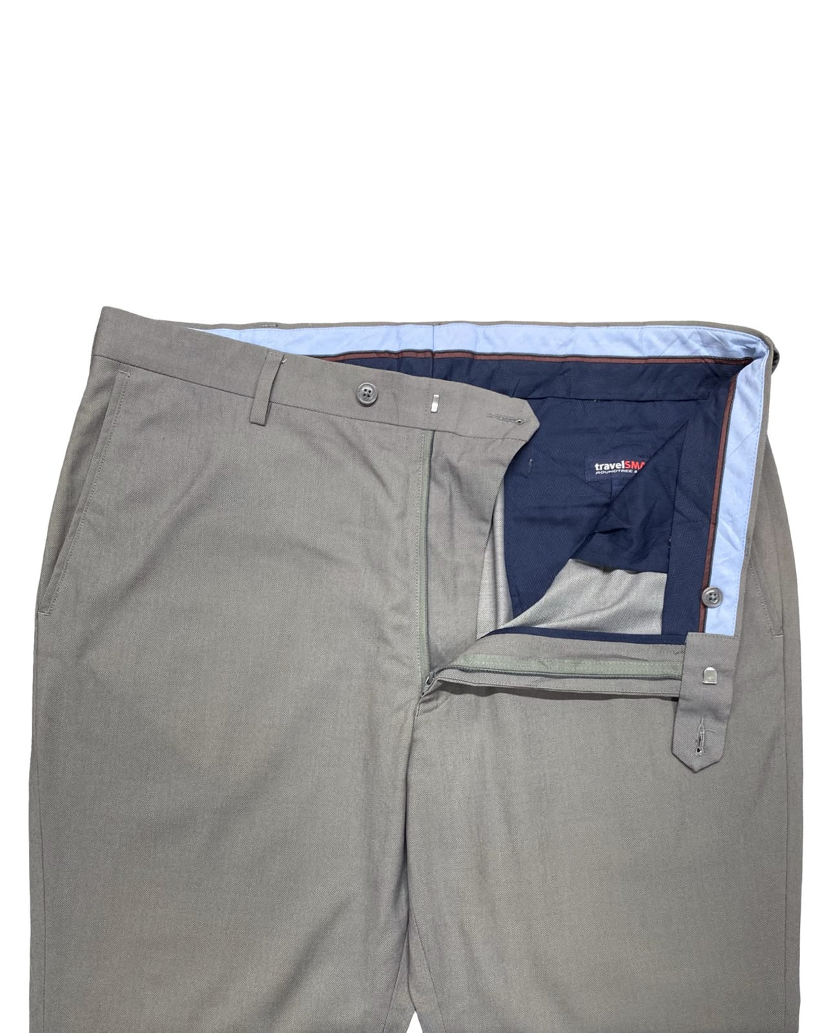 TravelSmart by Roundtree & Yorke Gray Dress Trousers