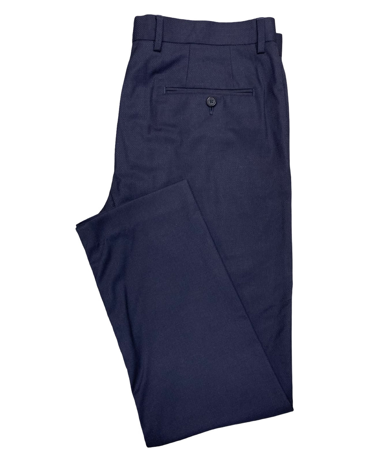 Murano Navy Blue Modern Comfort Dress Trousers