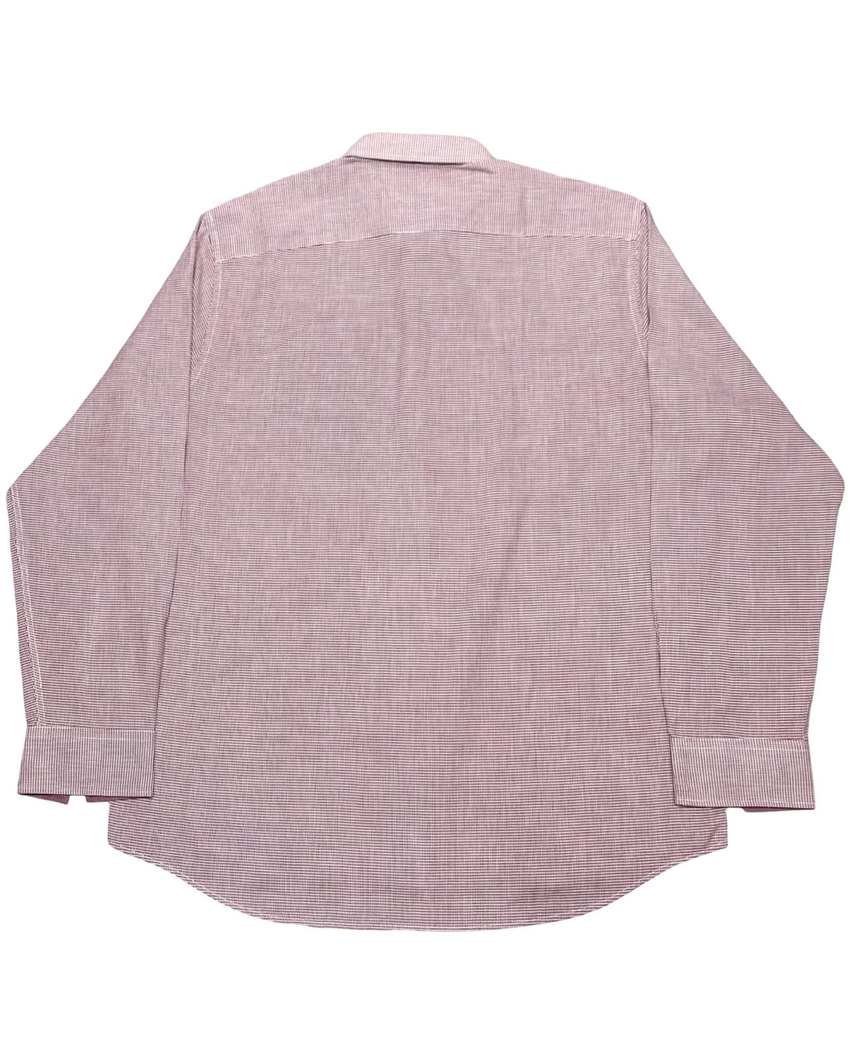 F&F Burgundy Gingham Check Button-Down Shirt