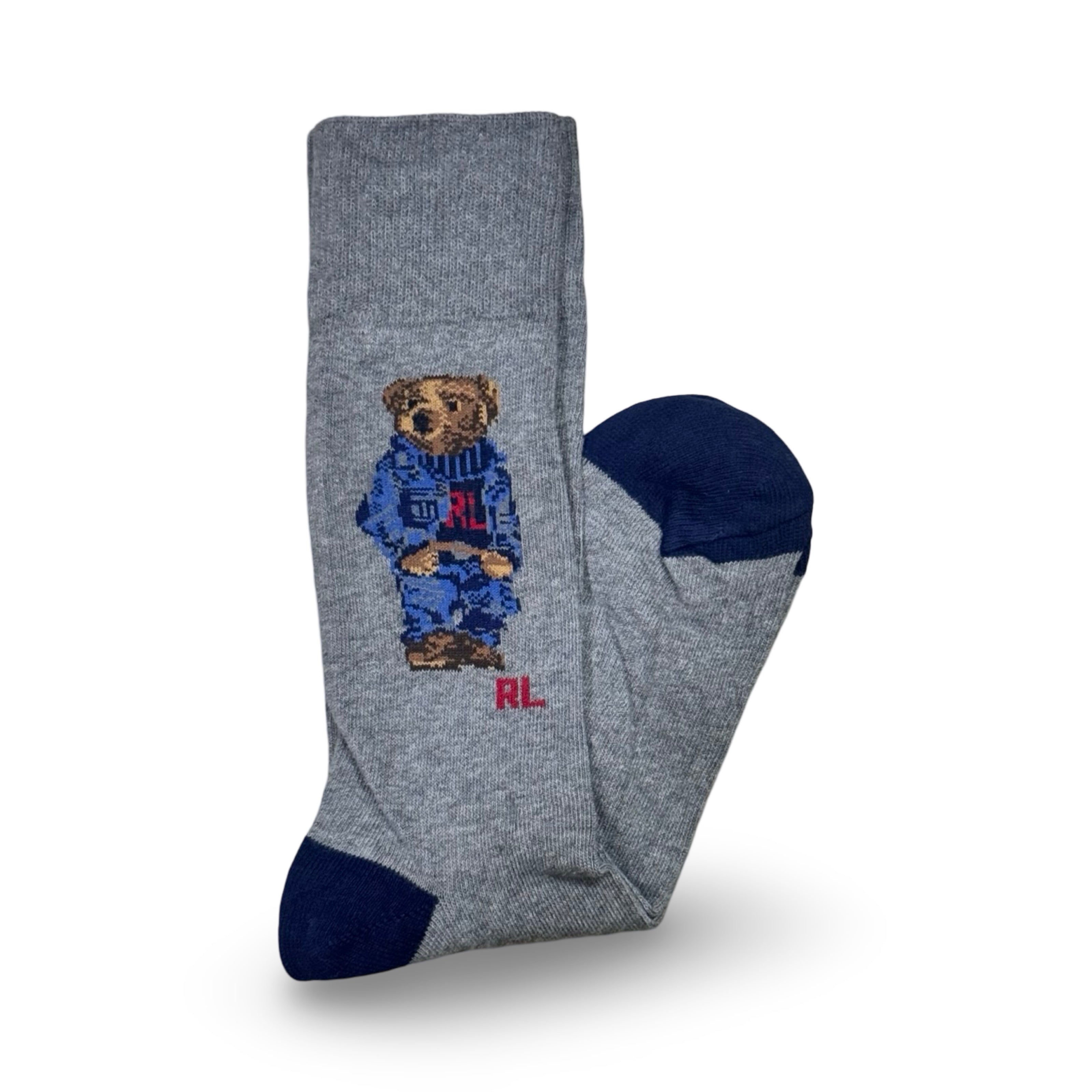 Polo Ralph Lauren Grey Bear Socks