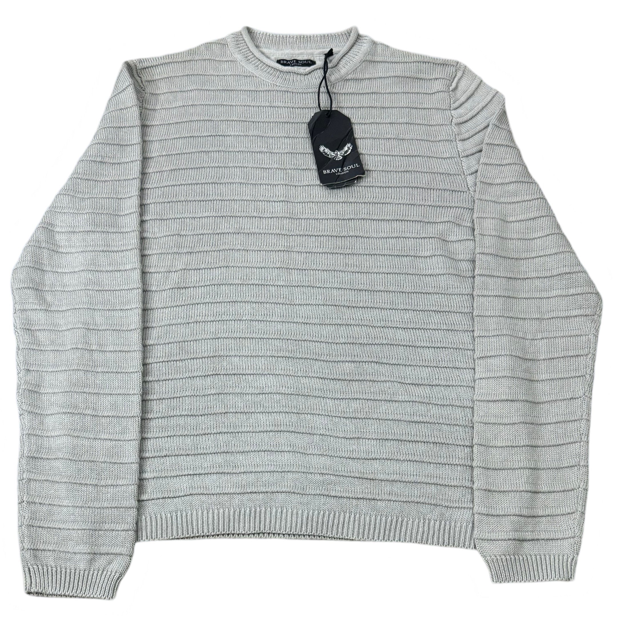 Brave Soul Fawn Knitted Crew Neck | Small (TAGGED)