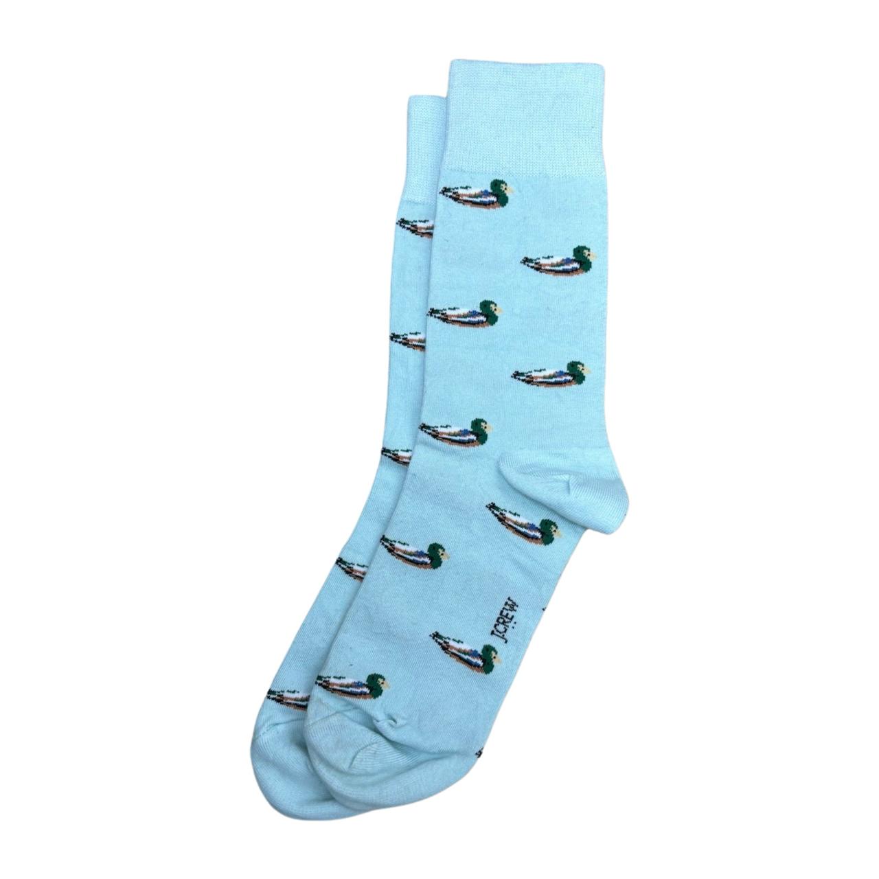 Duck Pattern Crew Socks