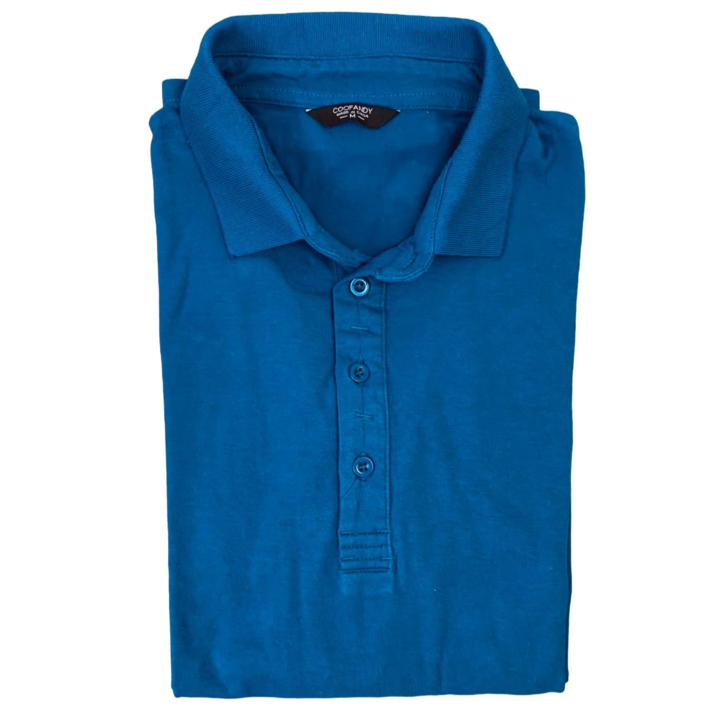 Coofandy - Blue Winter Polo - Large [Chest 25”]