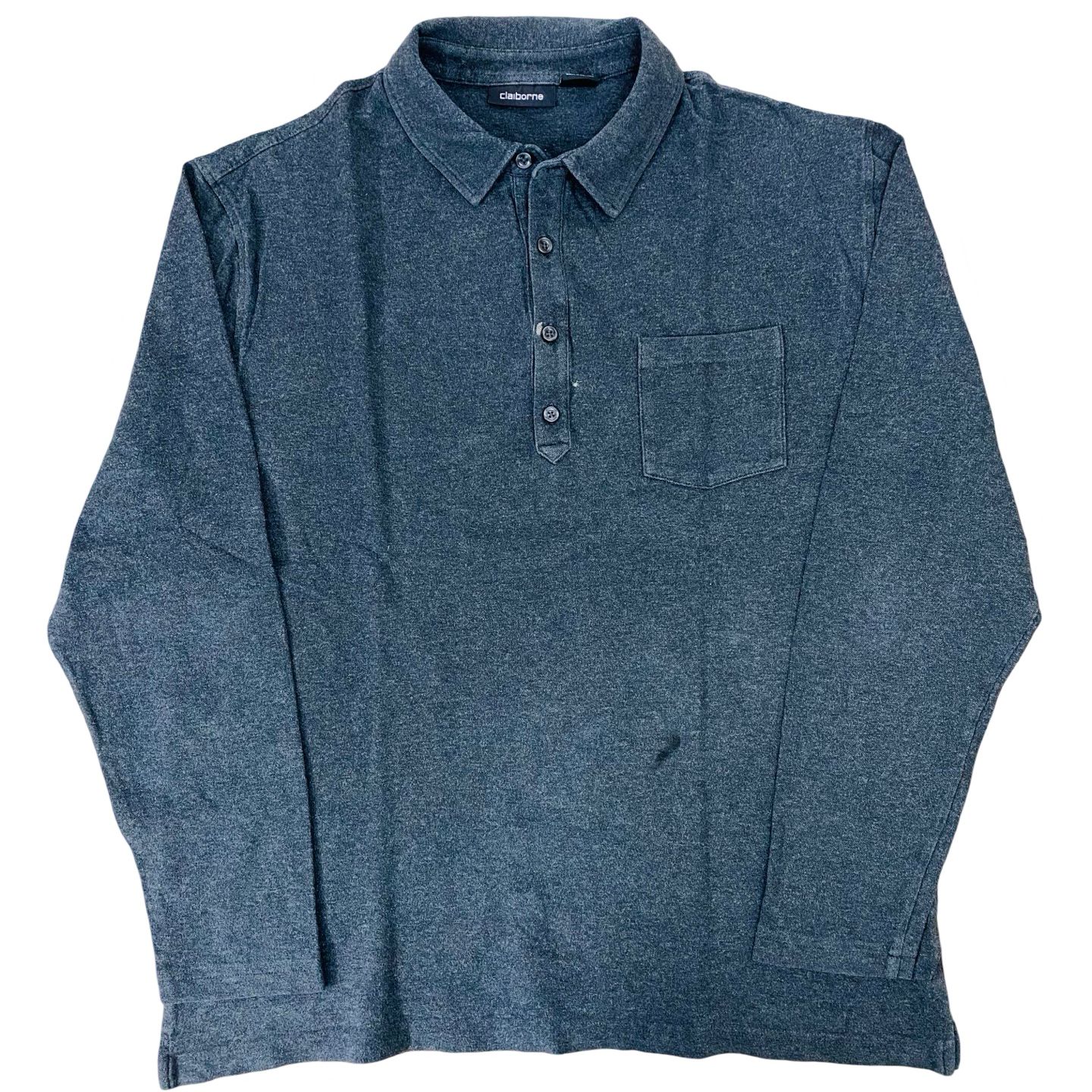 Claiborne - Charcoal Winter Polo - Medium [Chest 22”]
