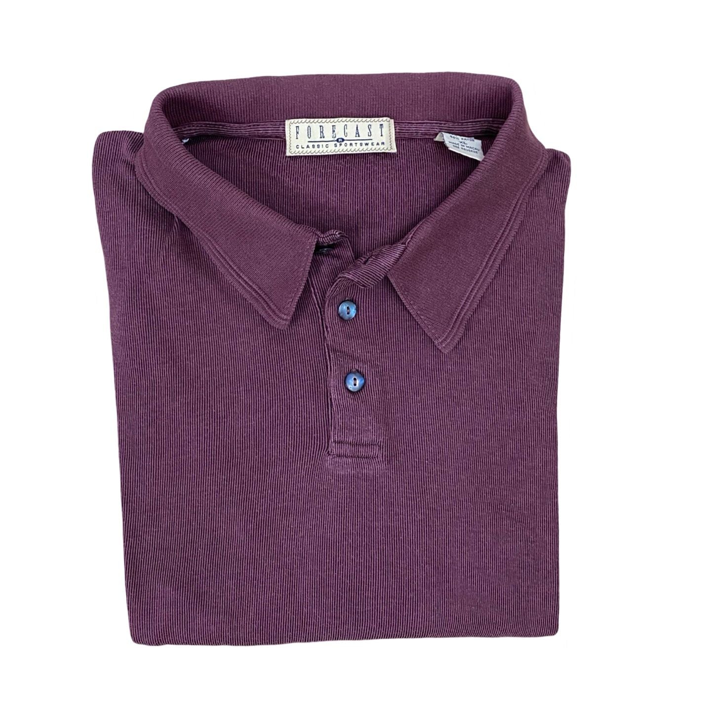 Forecast - Purple Winter Polo - Large [Chest 25.5”]