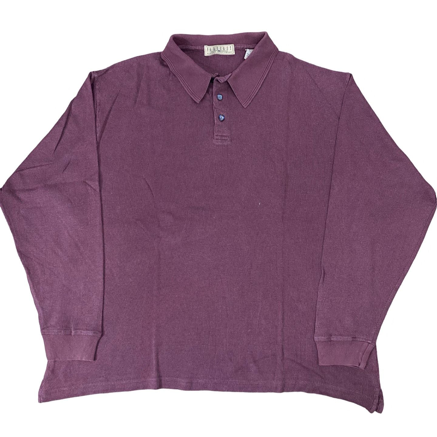 Forecast - Purple Winter Polo - Large [Chest 25.5”]