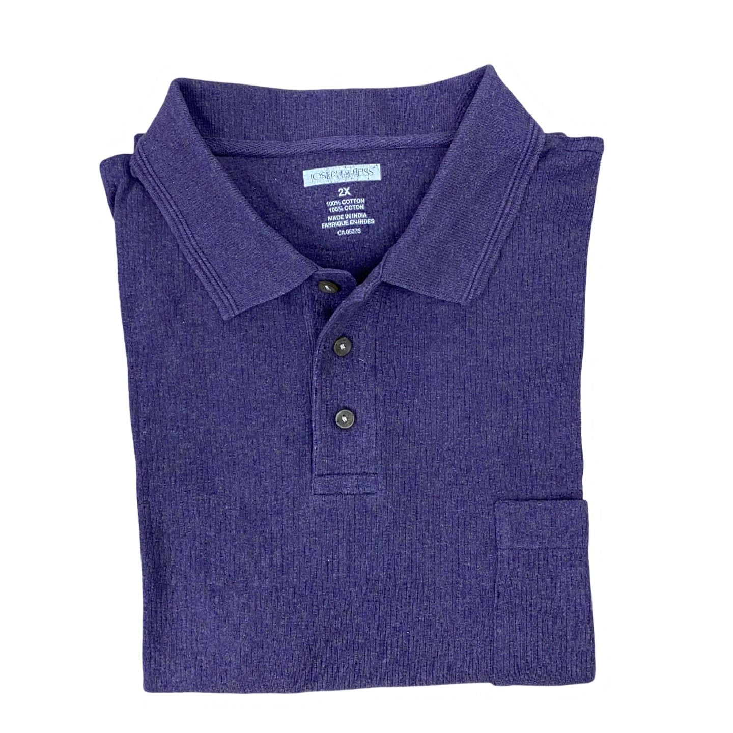 Joseph & Feiss - Purple Winter Polo - XXL [Chest 28”]