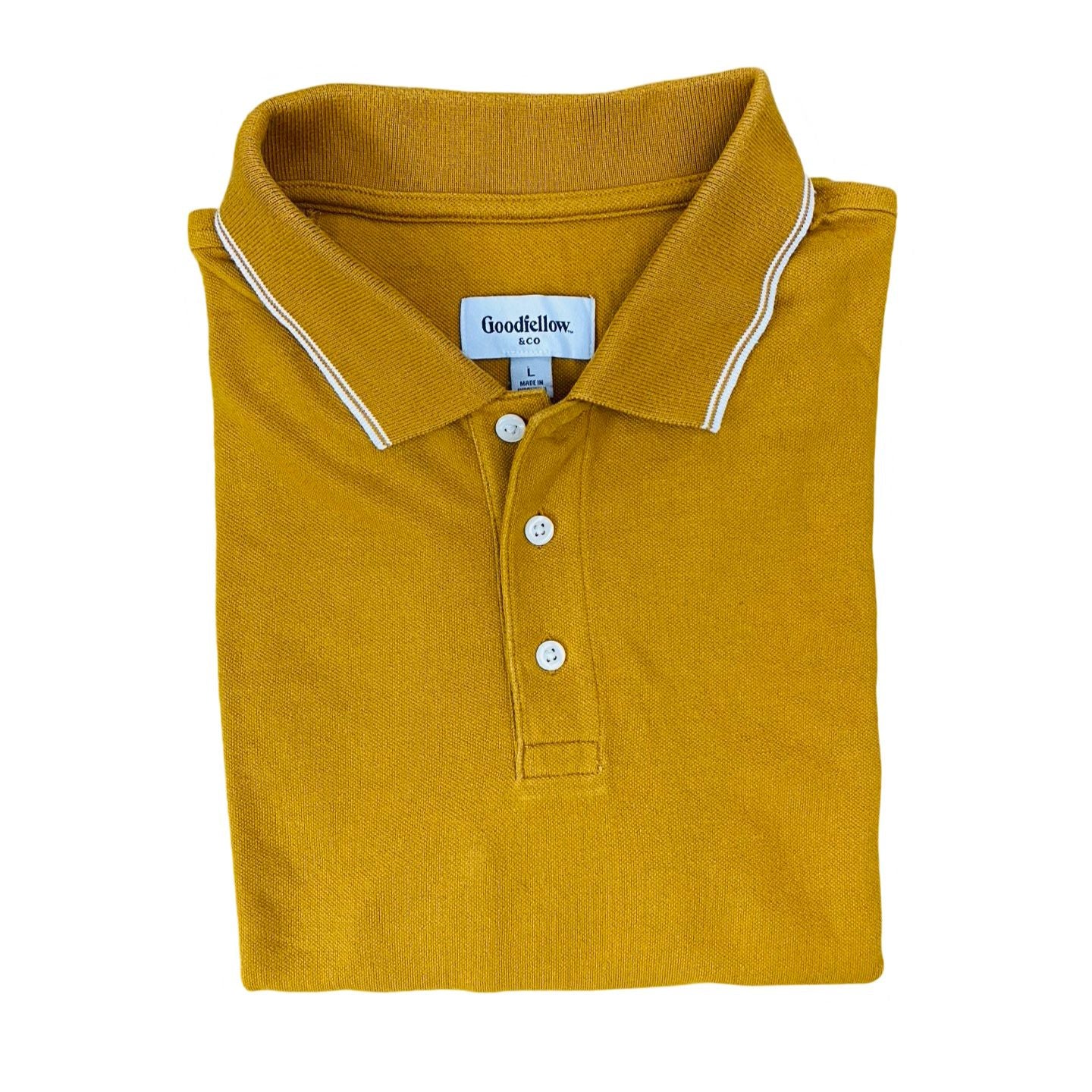 Goodfellow - Mustard Winter Polo - Large [Chest 23”]
