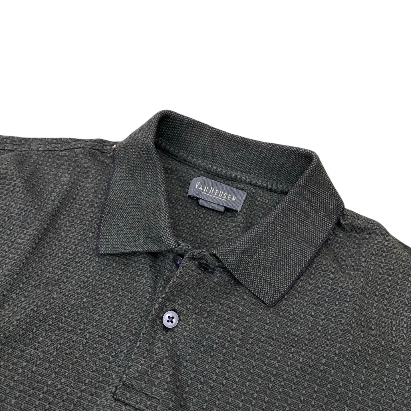 Van Heusen - Charcoal Grey Winter Polo - Medium [Chest 22”]