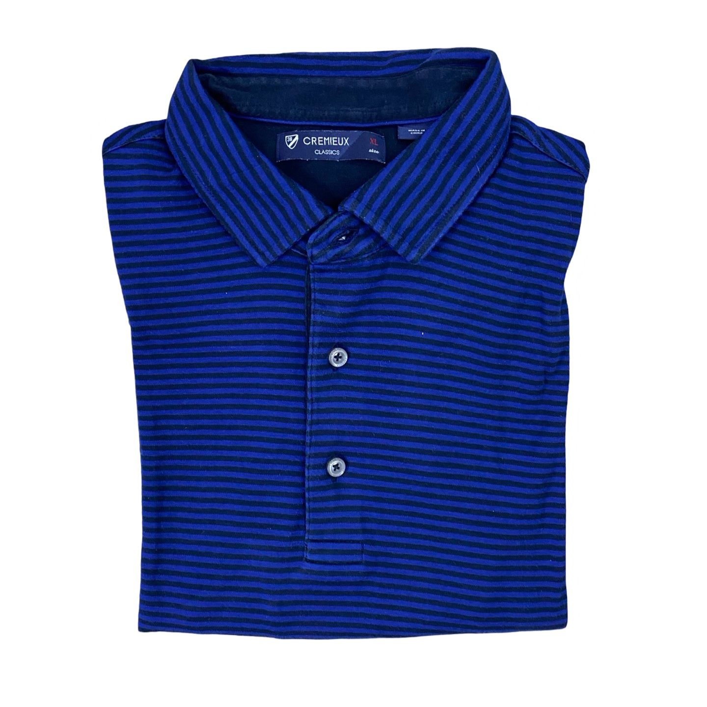Cremieux - Royal blue Winter Polo - XL [Chest 26”]