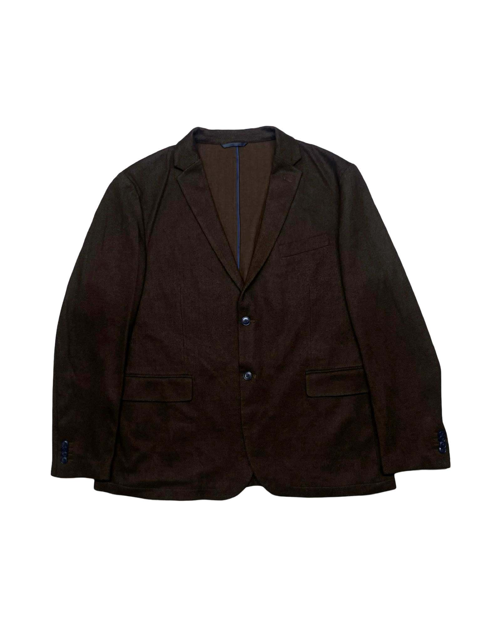 OVS Chocolate Brown Unstructured Blazer | Size Large
