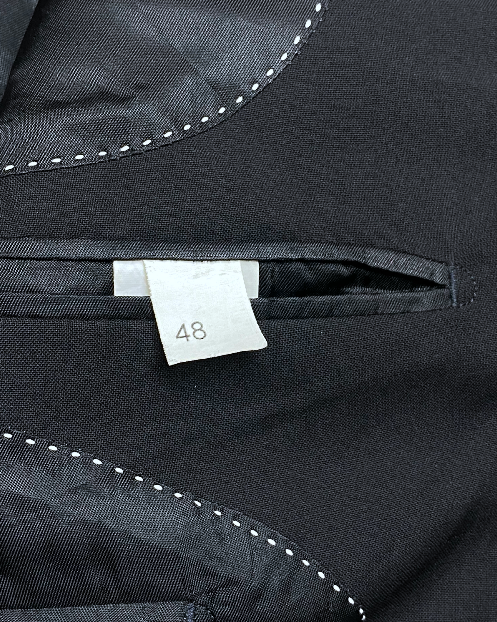Timeless Bespoke Black Blazer | Size 48