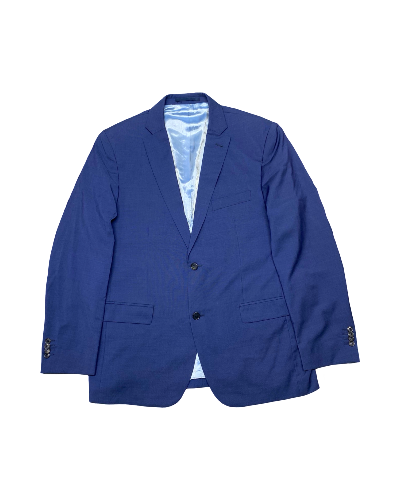 Bayard Royal Blue Wool Blazer | Size 54S (Large)