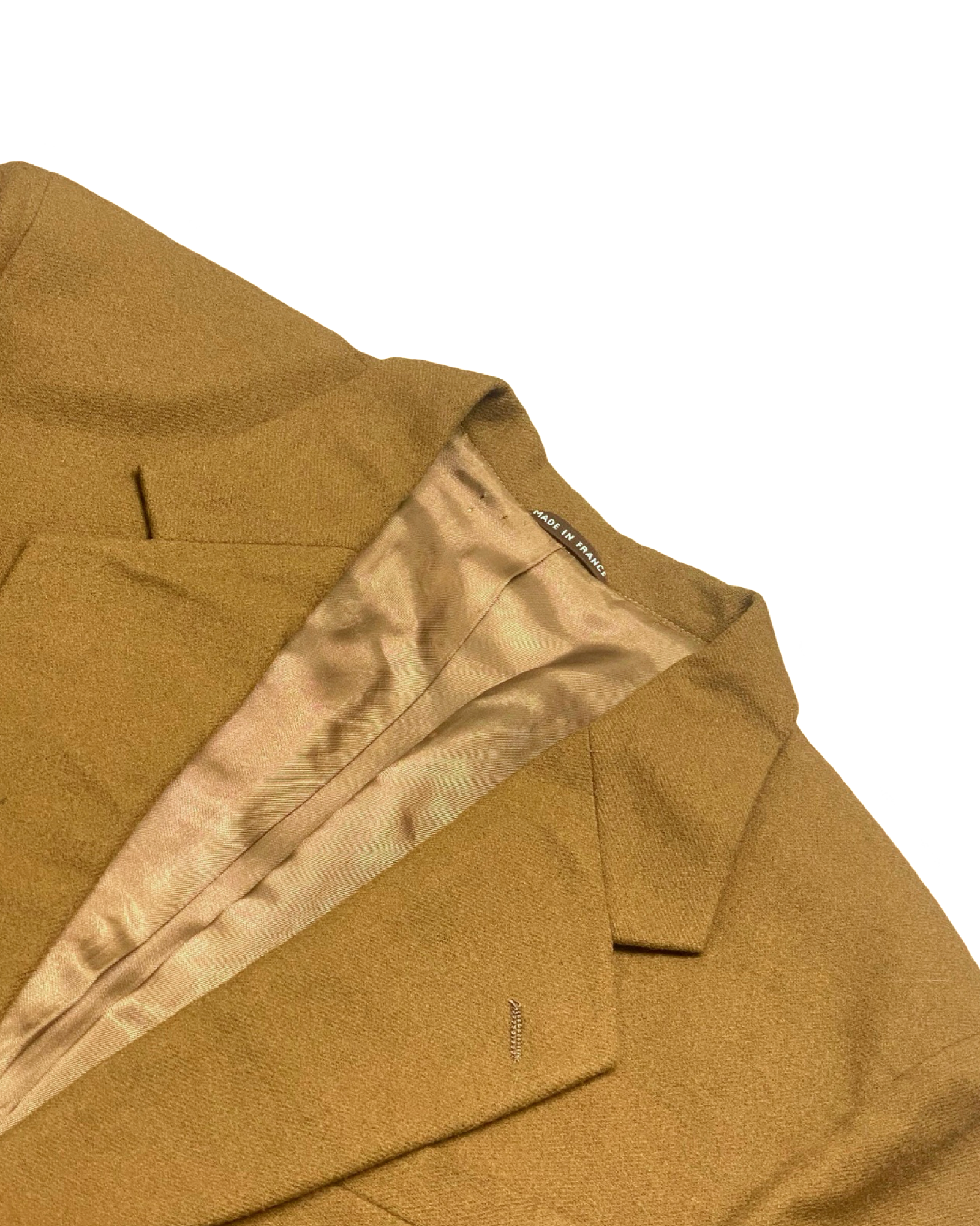 Depuis Camel Brown Wool Blazer | Small | Chest: 21.5”