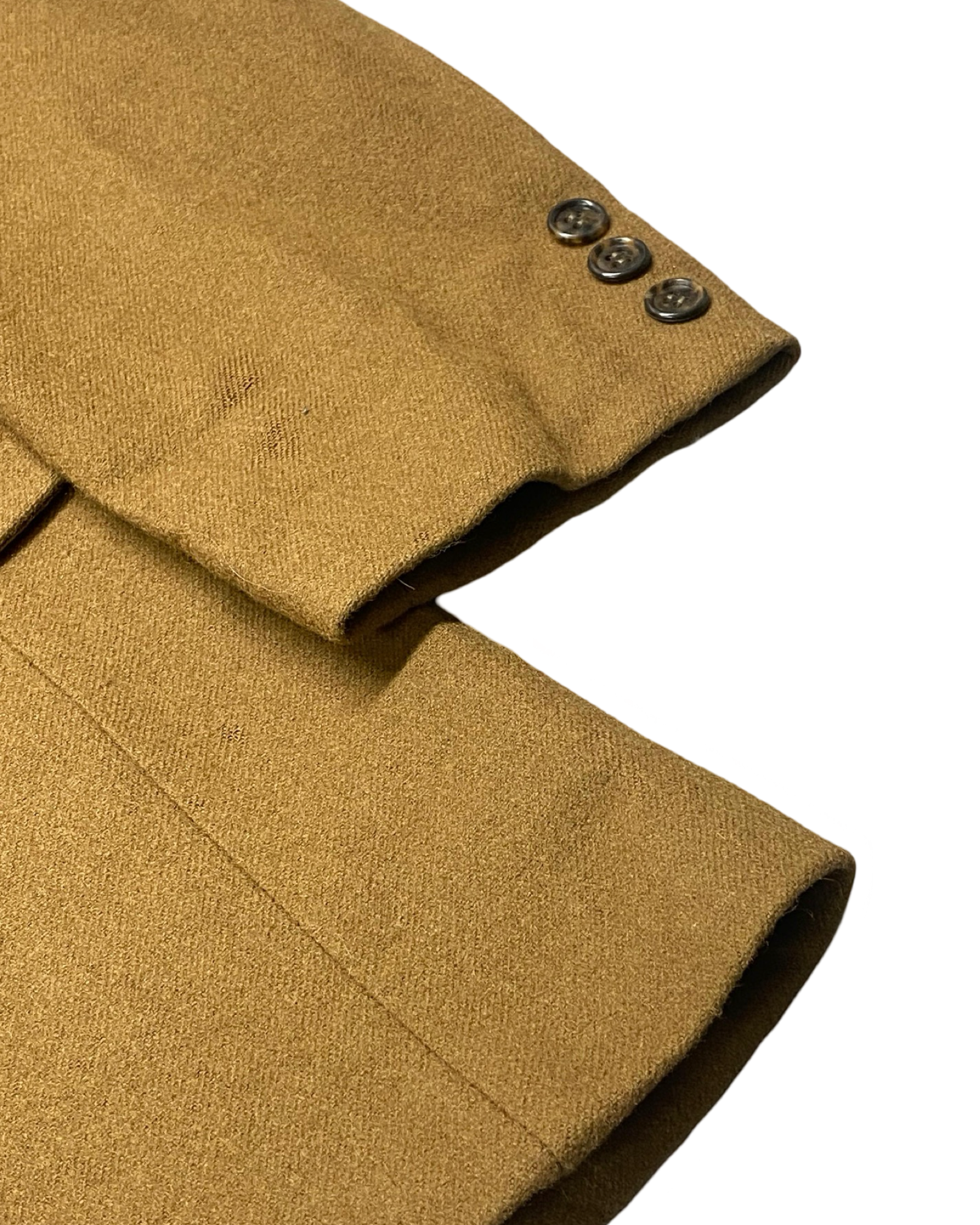 Depuis Camel Brown Wool Blazer | Small | Chest: 21.5”
