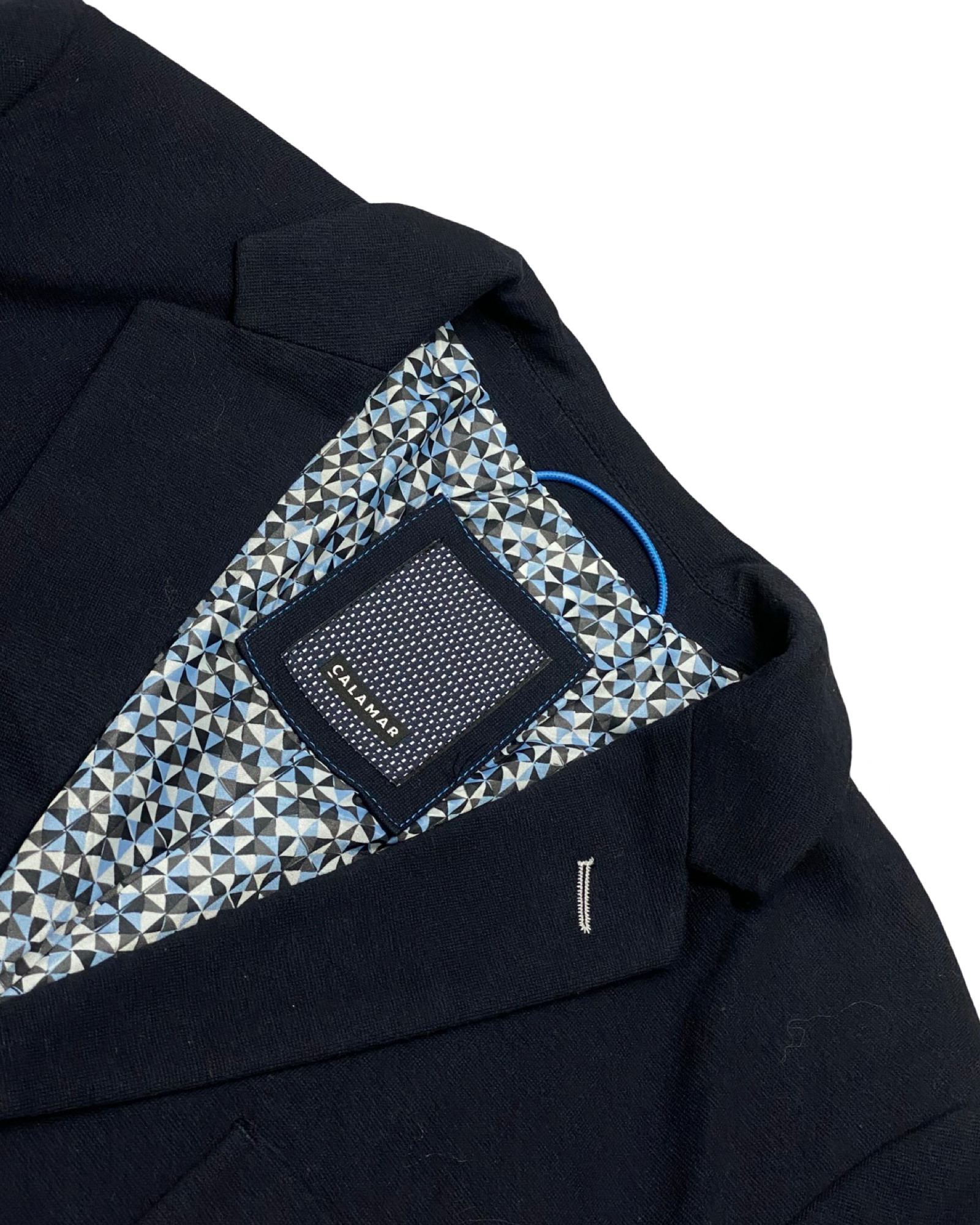 Calamar Navy Blue Casual Blazer | Medium | Chest: 21.5”