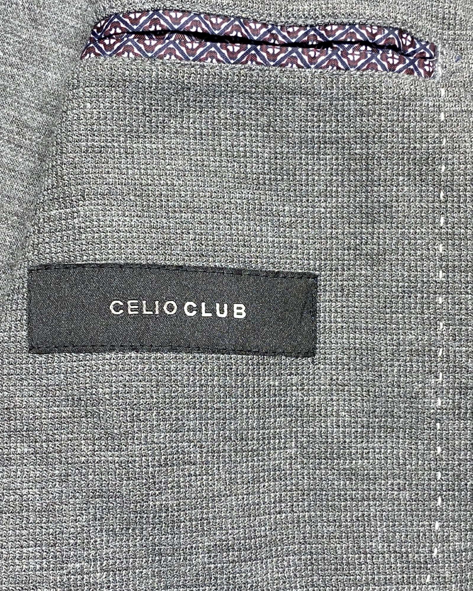 Celio Club Grey Knit Blazer | Size Large | Chest 24”