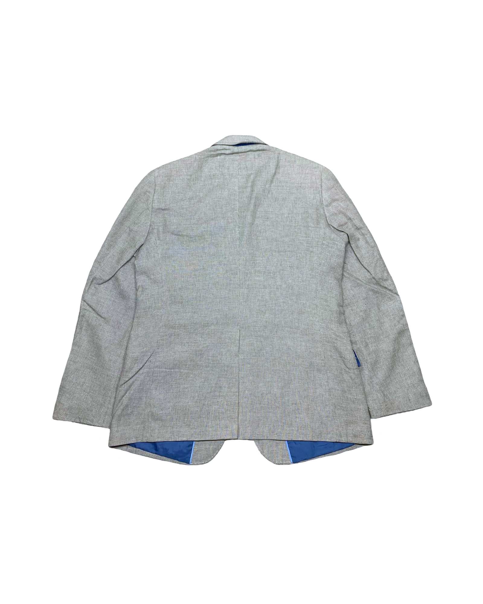 M&S Light Grey Cotton Blend Blazer | Size Medium | Chest 22”