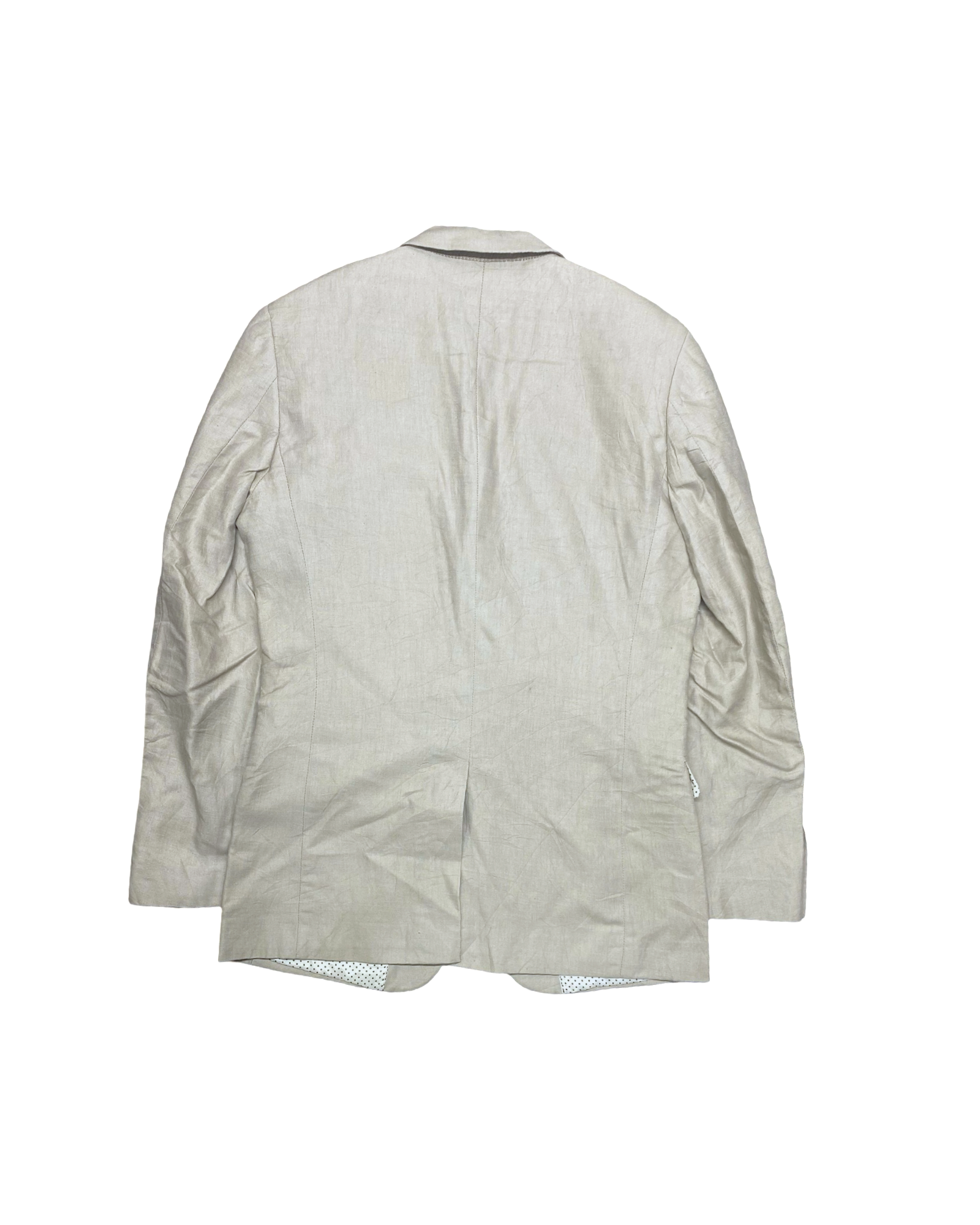 Butler and Webb Beige Linen Blazer | Medium (EU 48) | Chest 21”