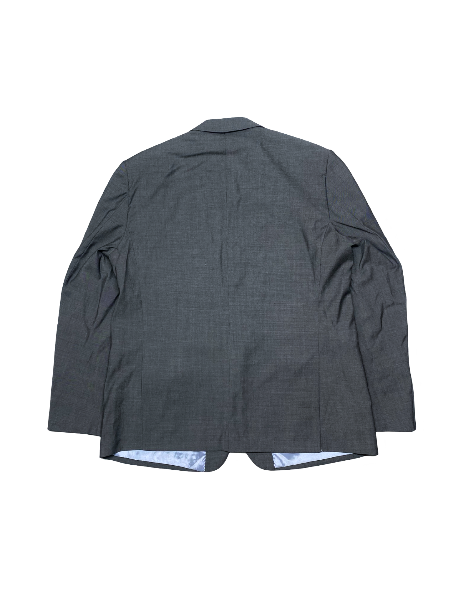 Calabria Grey Two-Button Blazer | Size Large