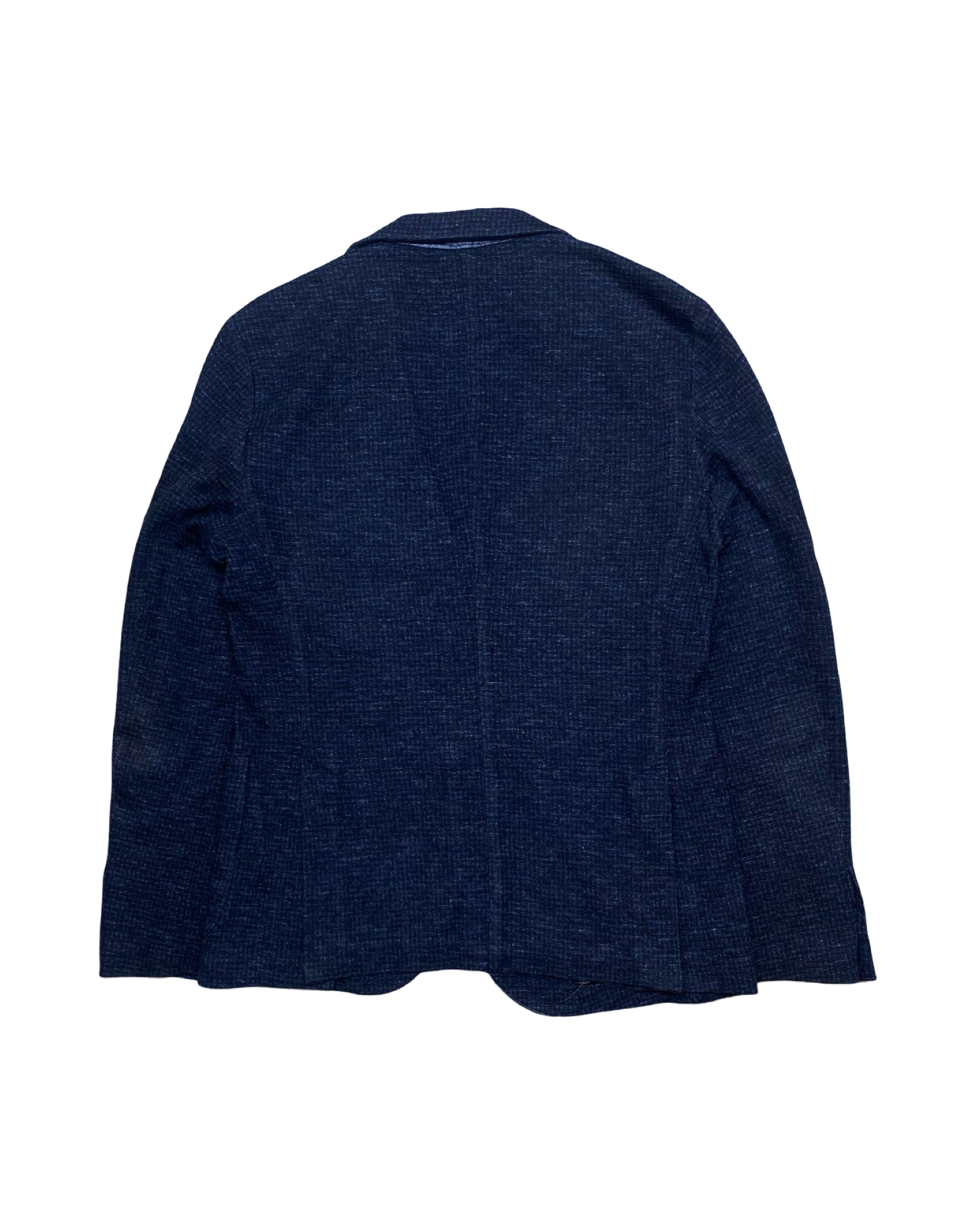 John Barritt Navy Blue Unstructured Blazer | Size Medium