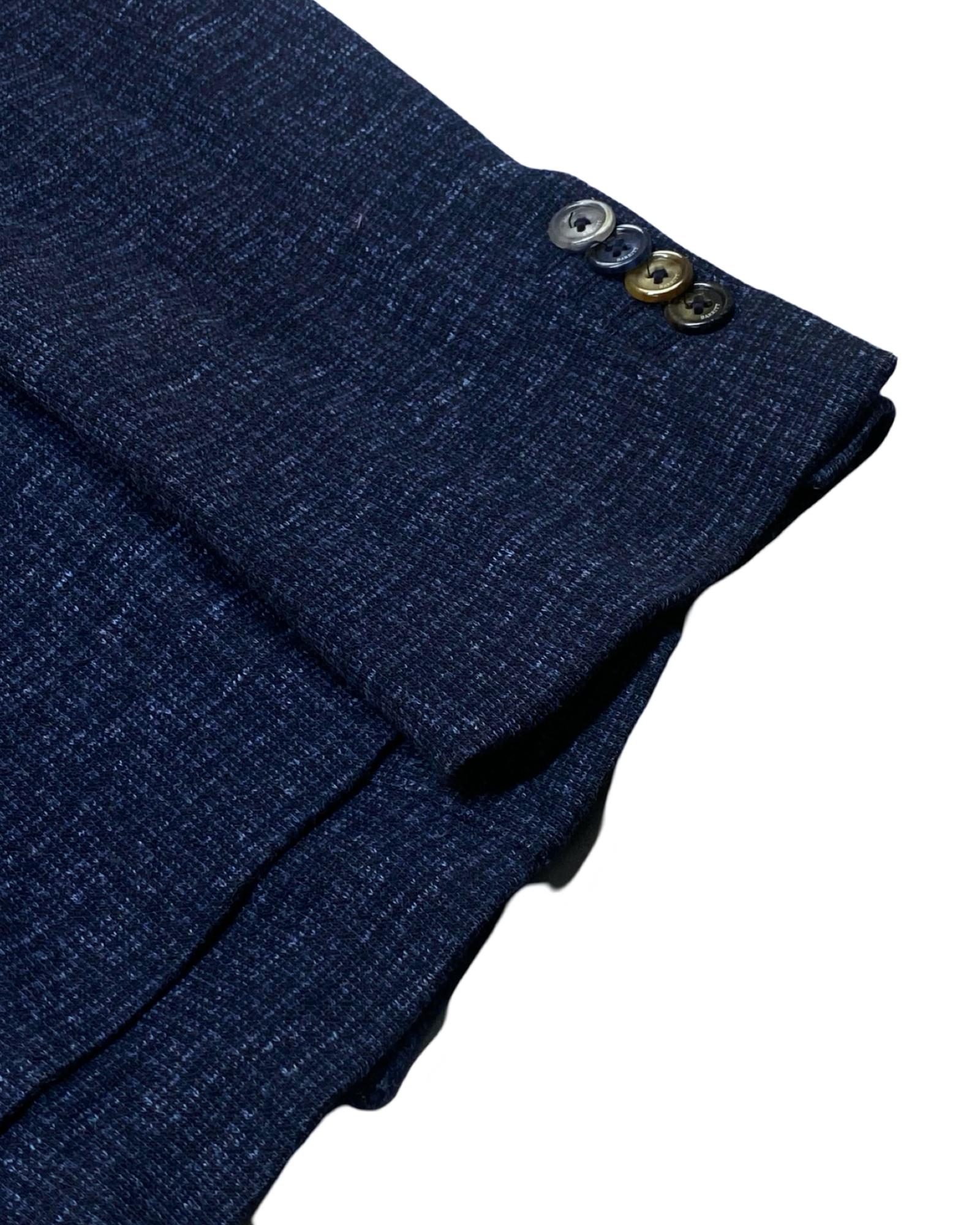 John Barritt Navy Blue Unstructured Blazer | Size Medium