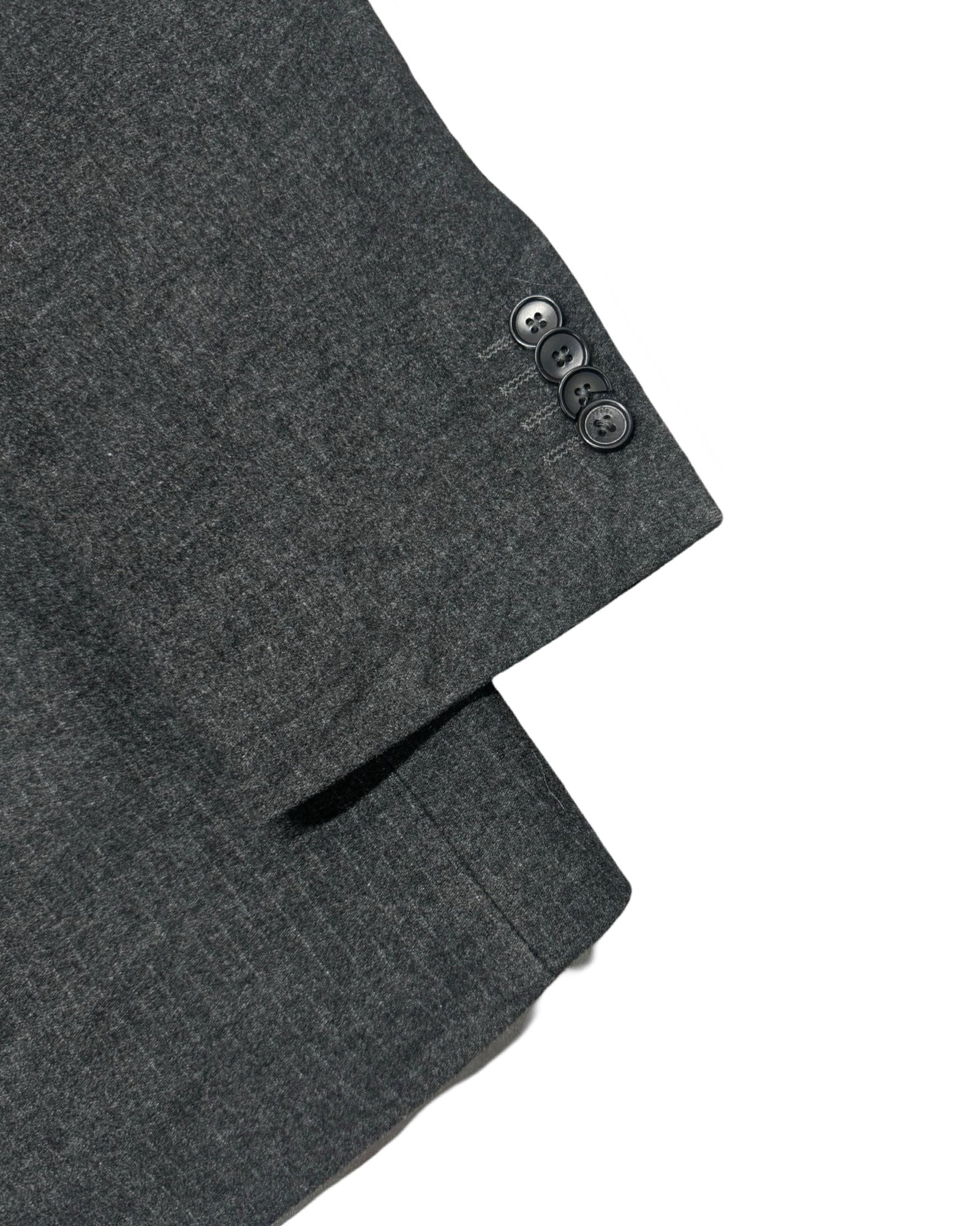 Marco Polo Grey Pinstripe Wool Blend Blazer | Size Medium/Large