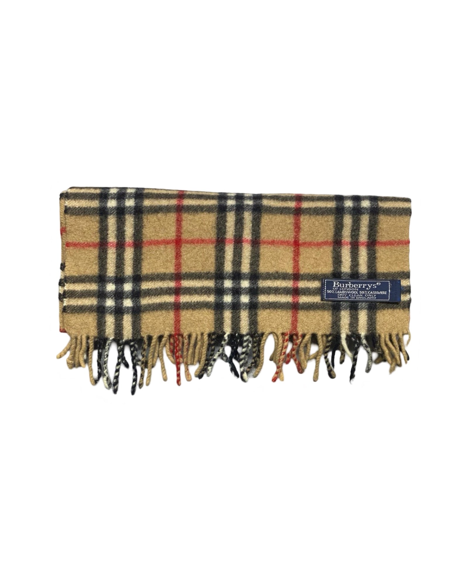 Burberry Vintage Check Scarf (0141) – Wool & Cashmere Blend