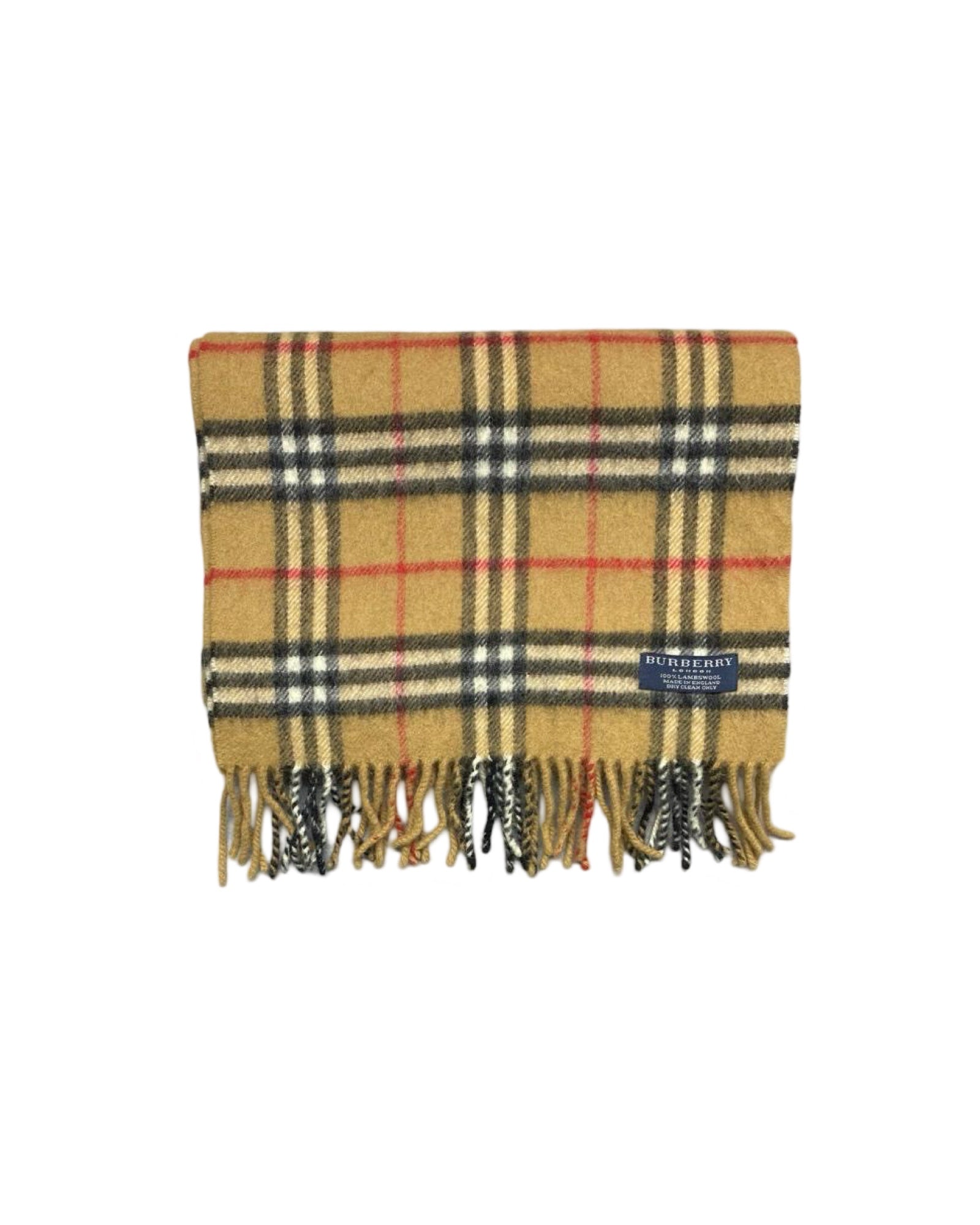 Burberry 100% Lambswool Nova Check Scarf (0093)