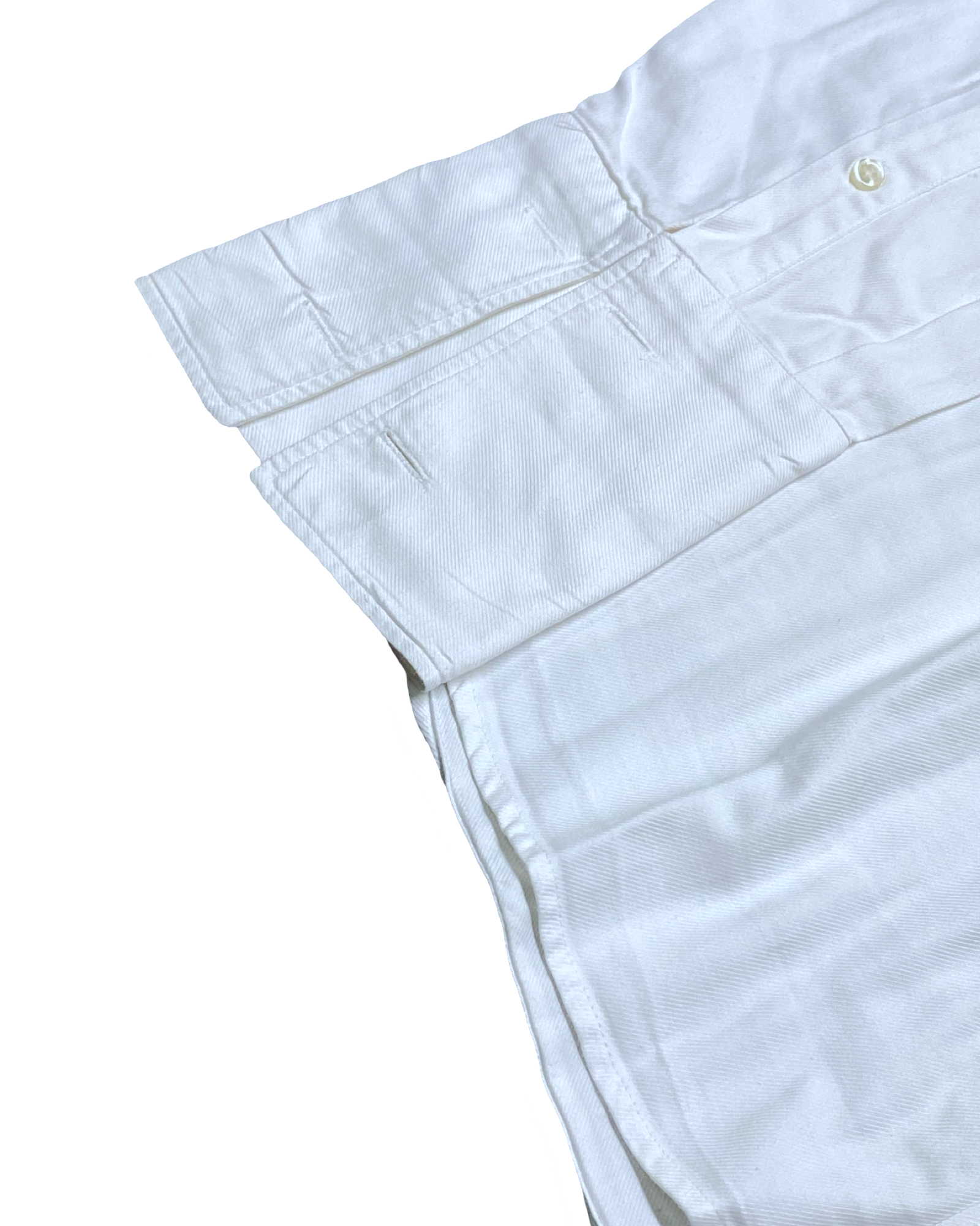 Moss 1851 White Tailored Fit Shirt | Chest 23” | Large