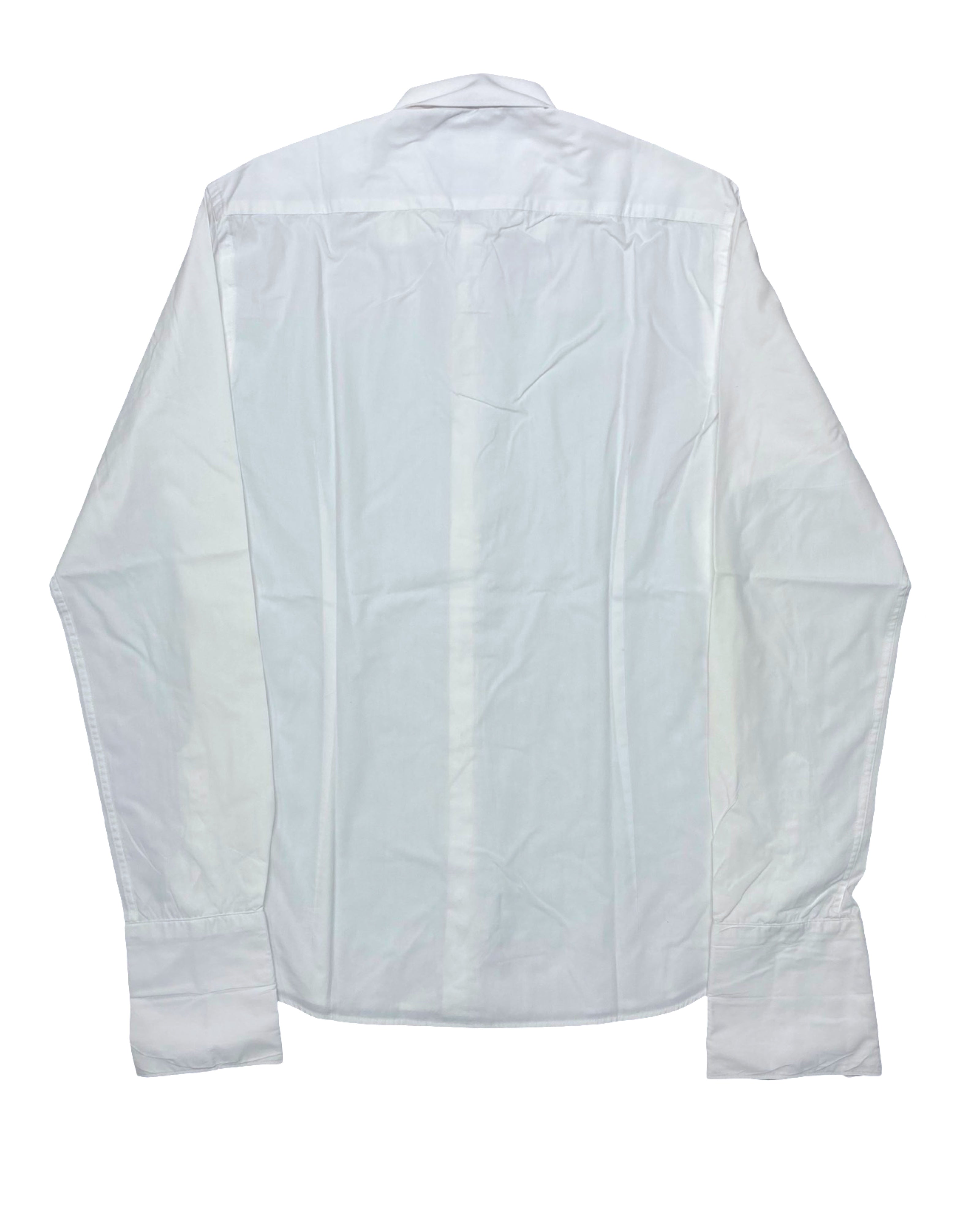Moss London White Extra Slim Fit Shirt | Chest 20.5” | Medium
