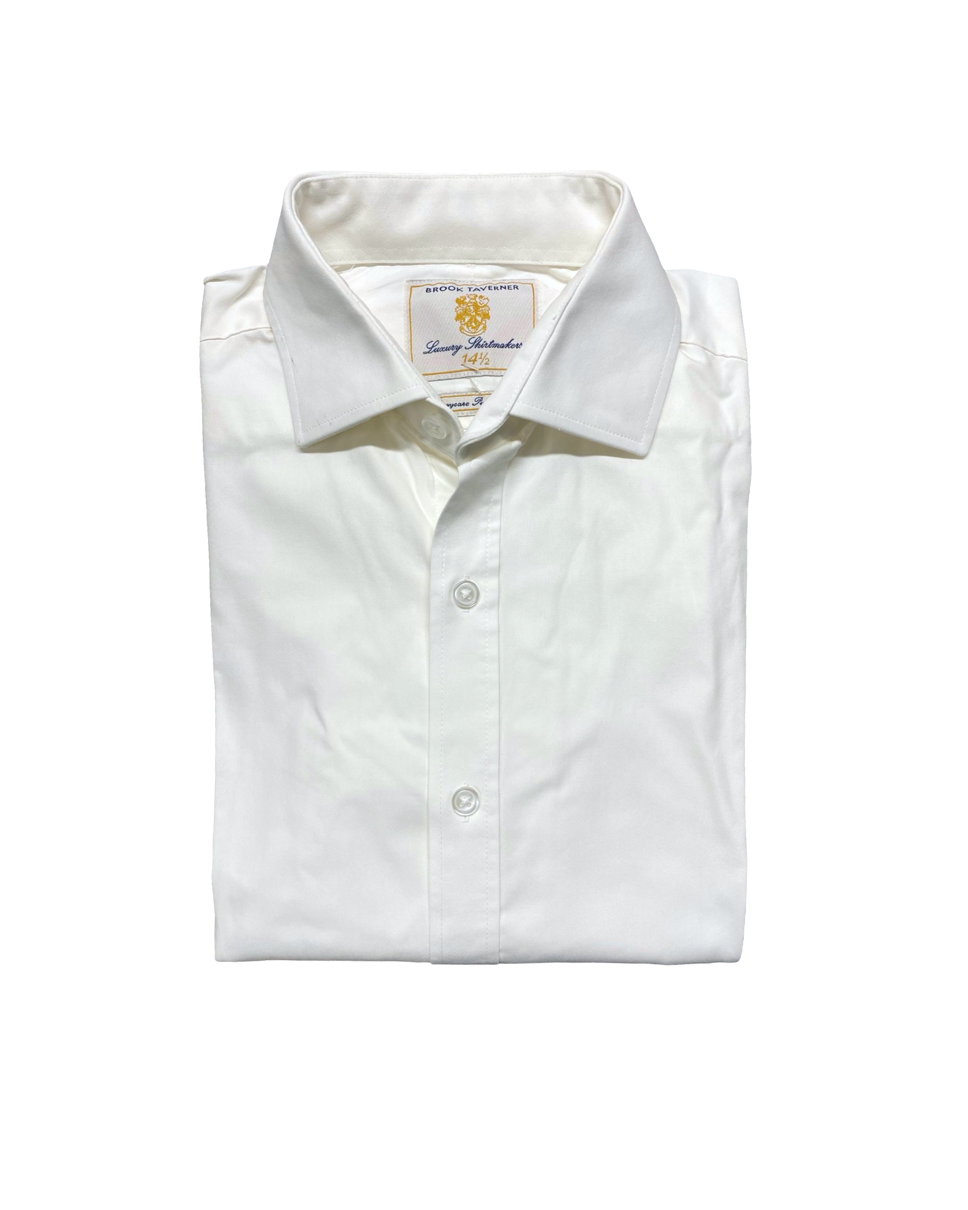 Brook Taverner White Shirt | Chest 20” | Small