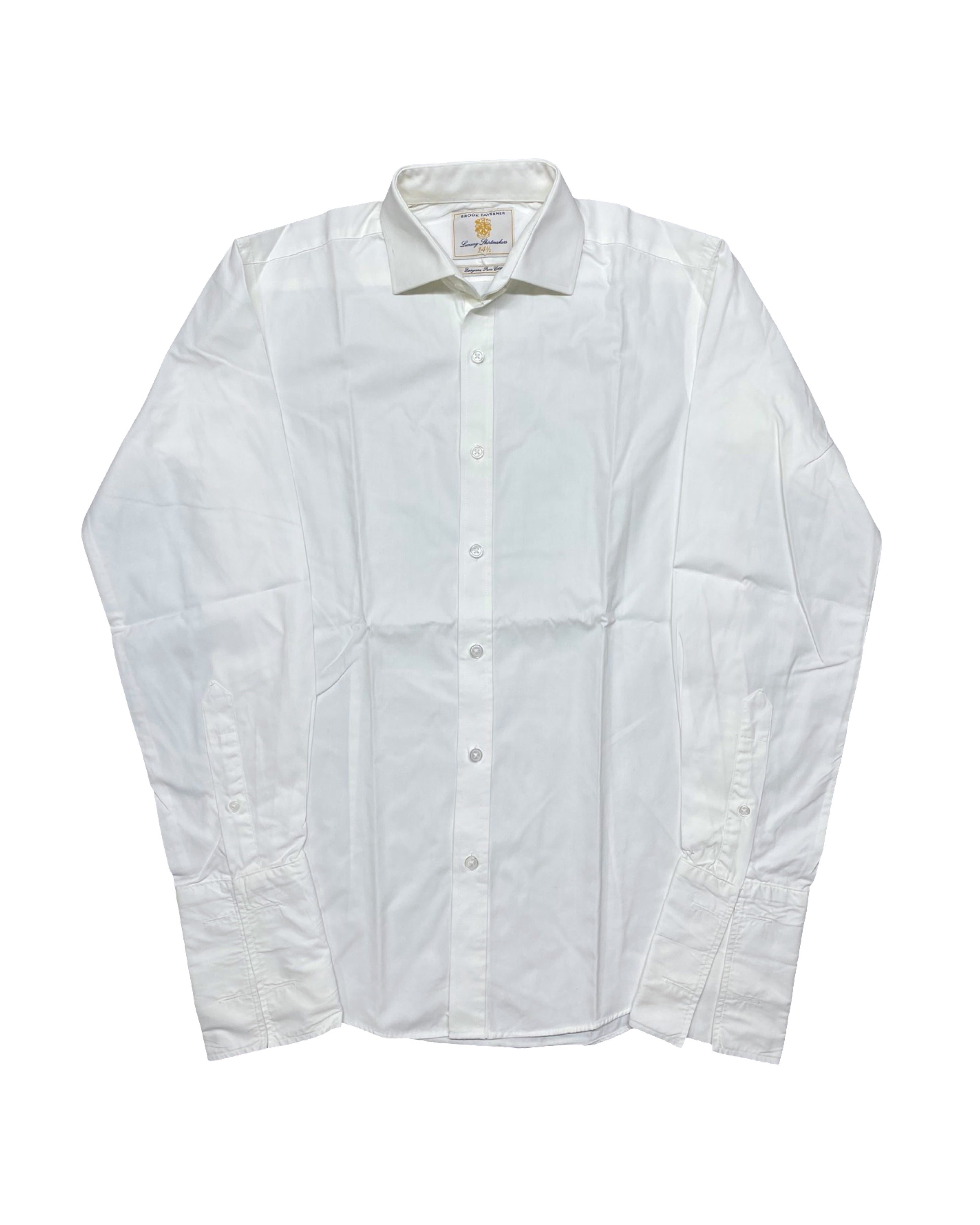 Brook Taverner White Shirt | Chest 20” | Small