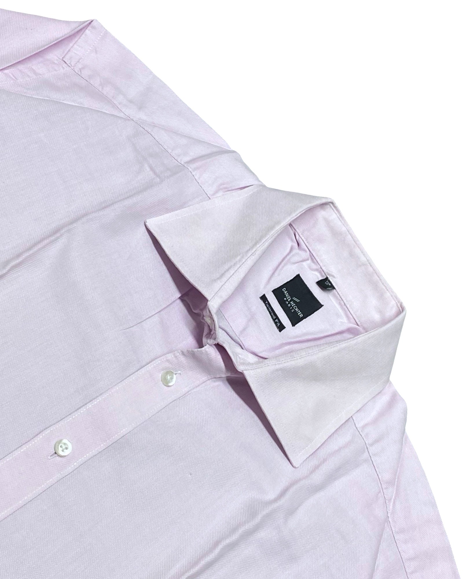 Daniel Hechter Paris Light Pink Dress Shirt | XL | Chest 25”
