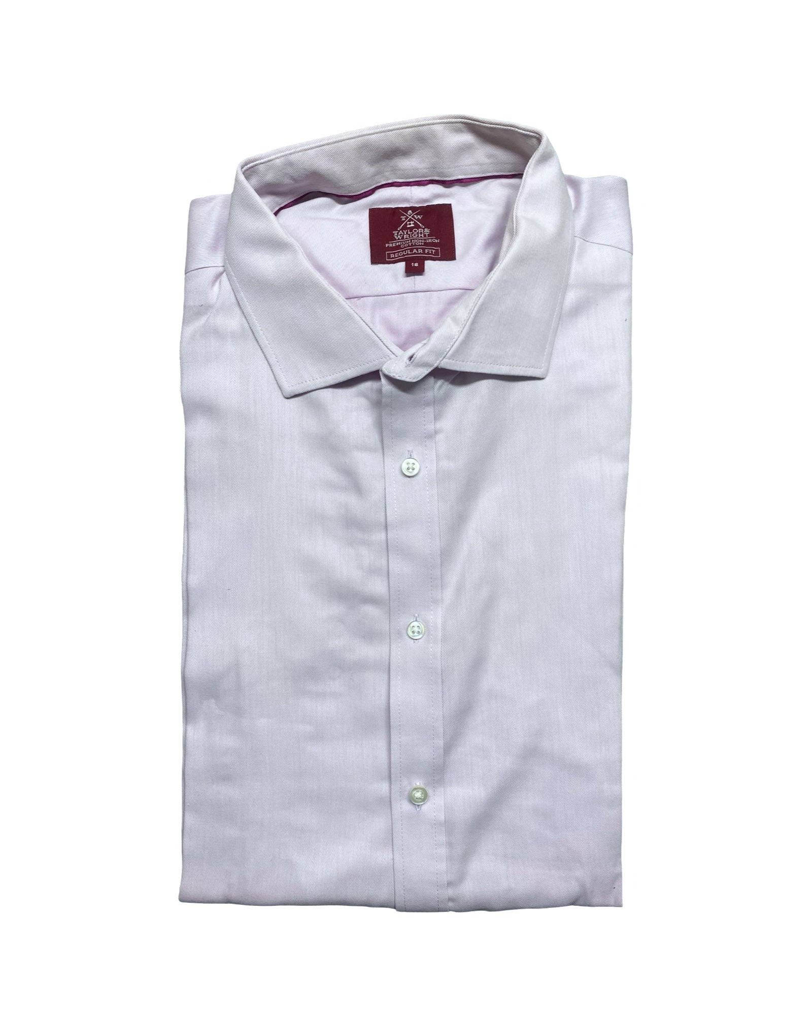 Hawes & Curtis Light Lilac Dress Shirt | XL | Chest 26.5”