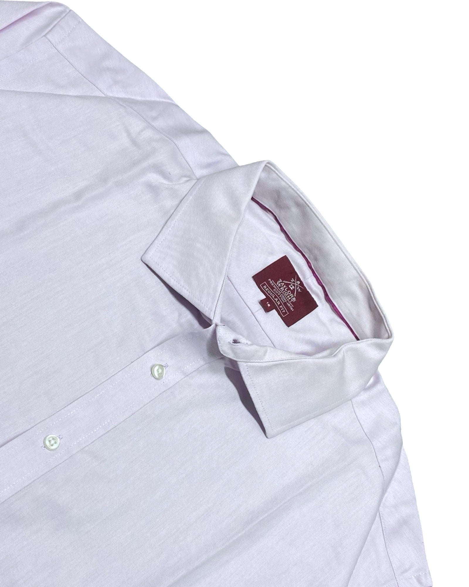 Hawes & Curtis Light Lilac Dress Shirt | XL | Chest 26.5”