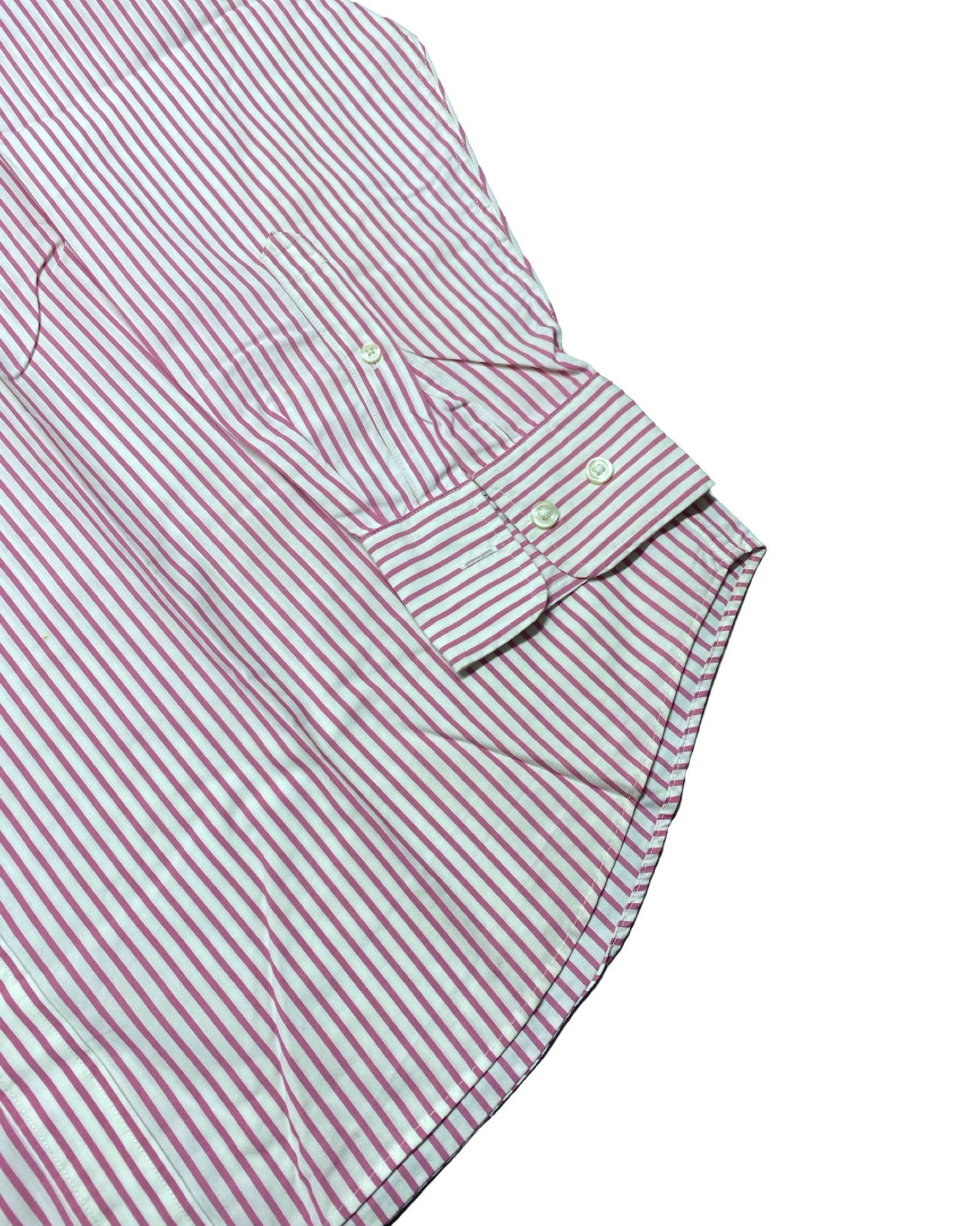 Charles Tyrwhitt Red Striped Dress Shirt | XL | Chest 25”