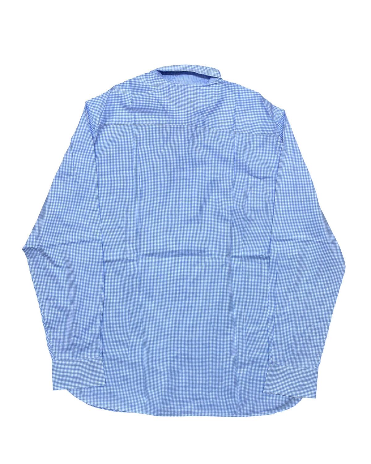 Hackett London Blue Gingham Check Shirt | Large | Chest 24”