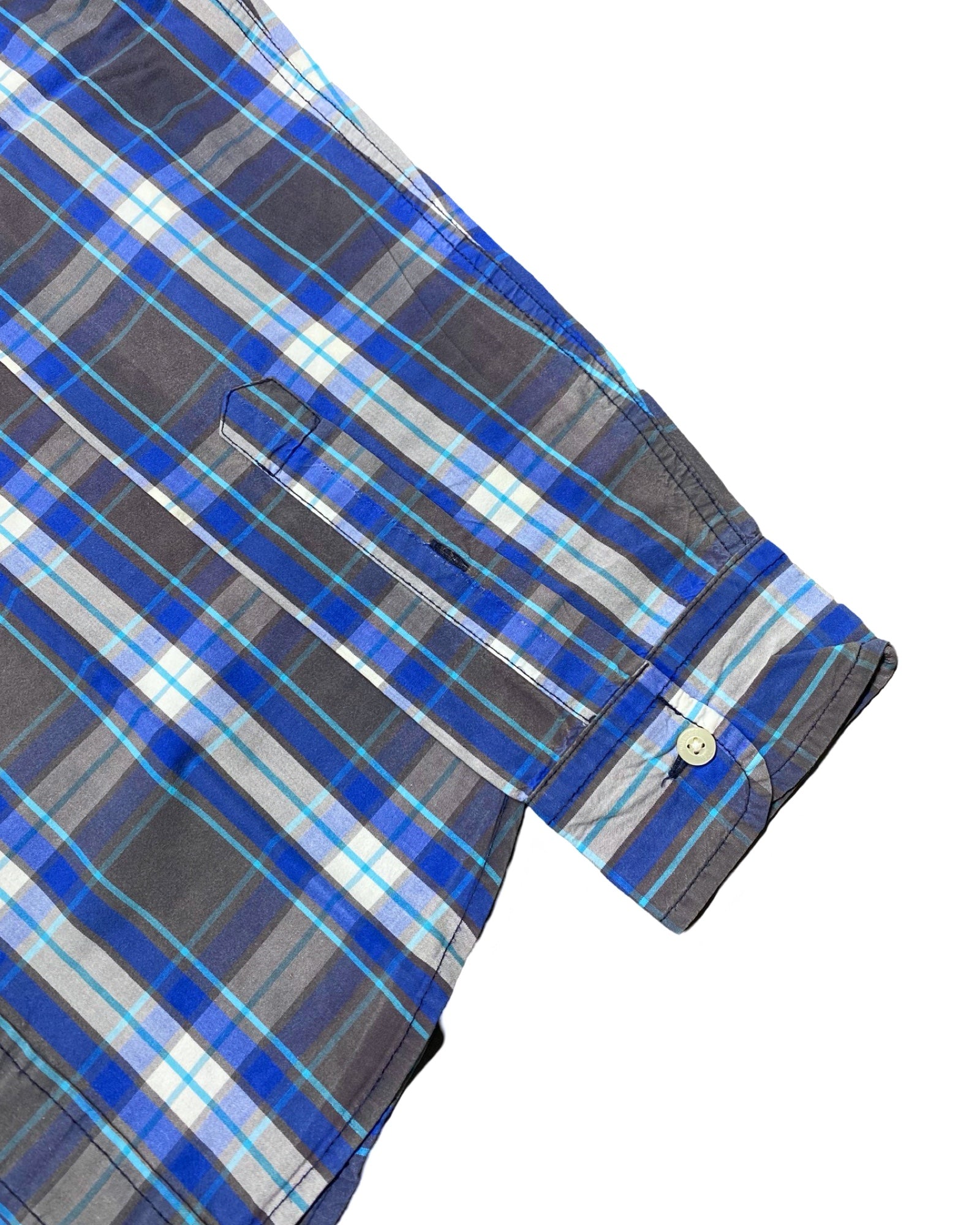Hollister Blue Plaid Shirt | Medium | Chest 22”