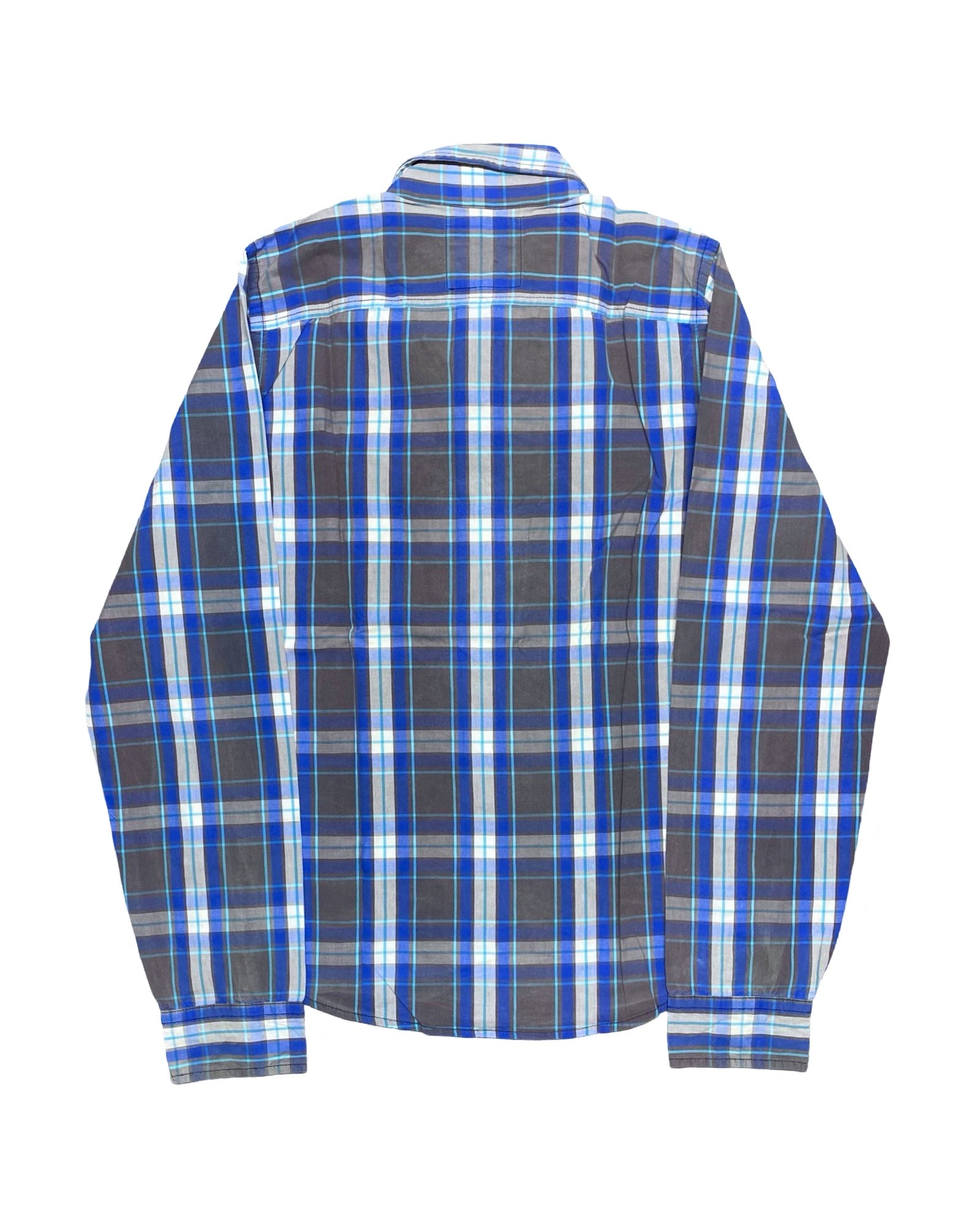 Hollister Blue Plaid Shirt | Medium | Chest 22”