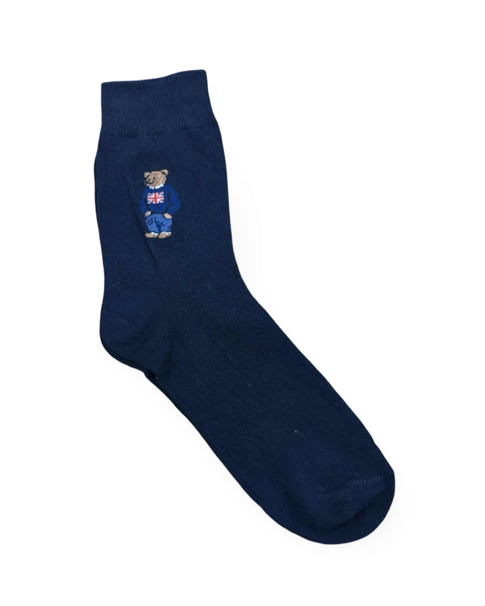 Ralph Lauren Navy Polo Bear Socks – Union Jack | Factory Leftovers