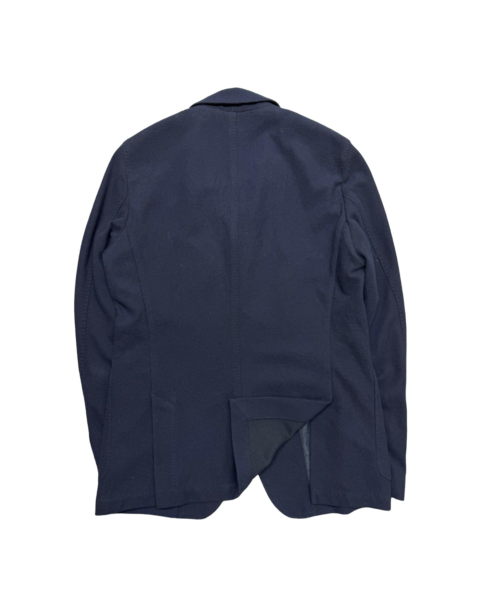 Hugo Boss Navy Blue Waffle-Textured Blazer | Small/Medium (US 36L)