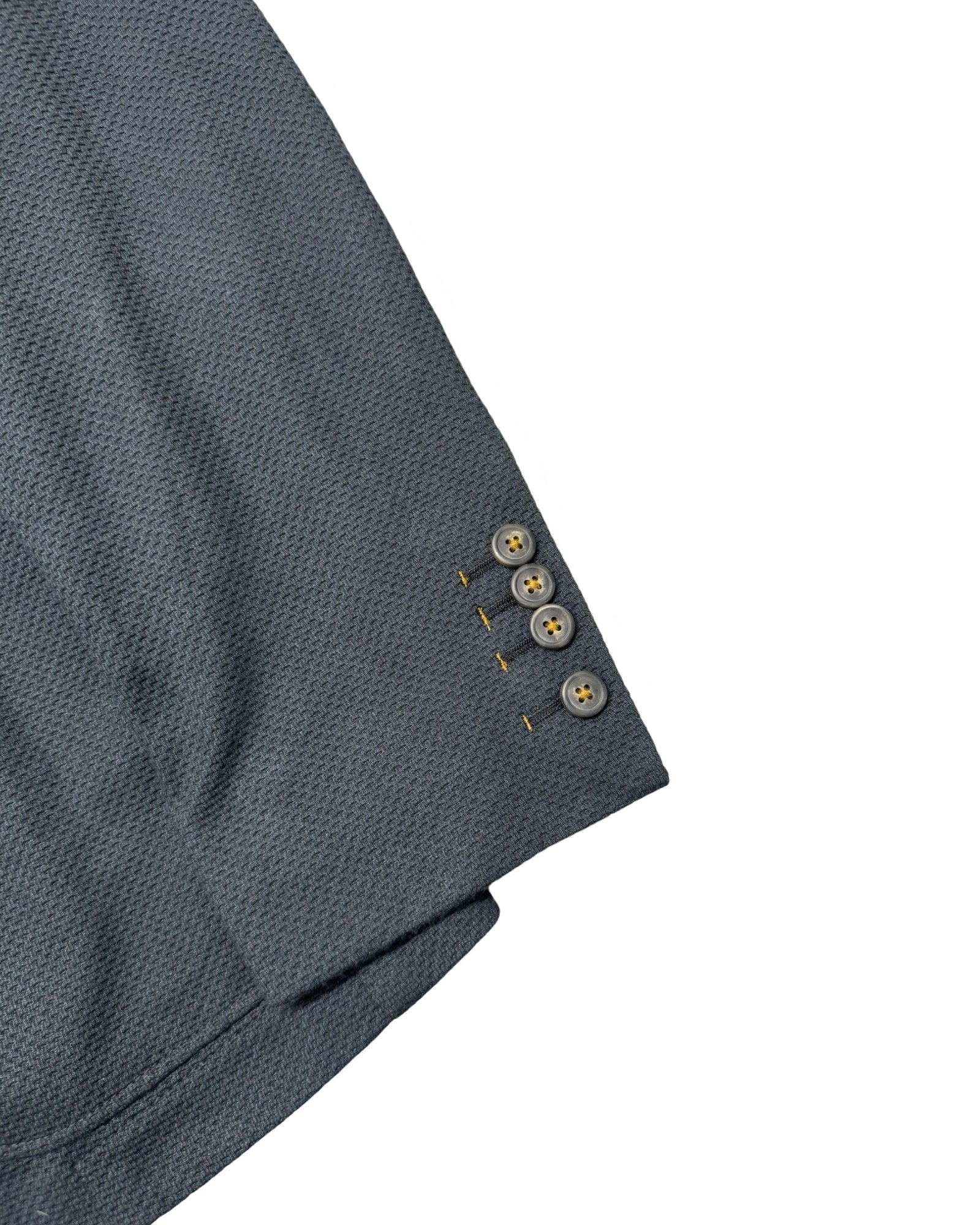 Montego Deep Green Textured Unstructured Blazer | Size UK 42R (Medium/Large)