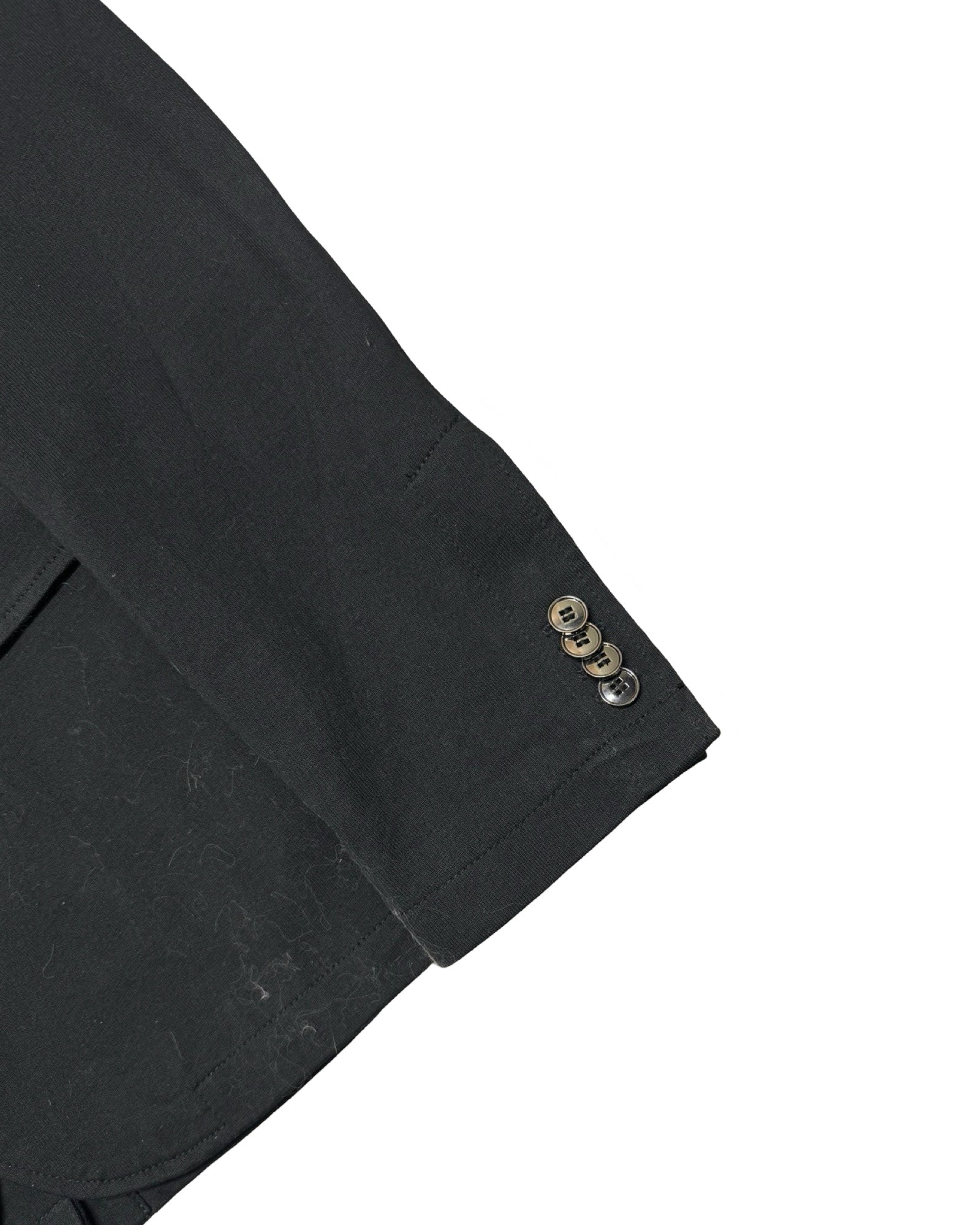 Zara Man Black Textured Cotton Blazer | Size Small/Medium